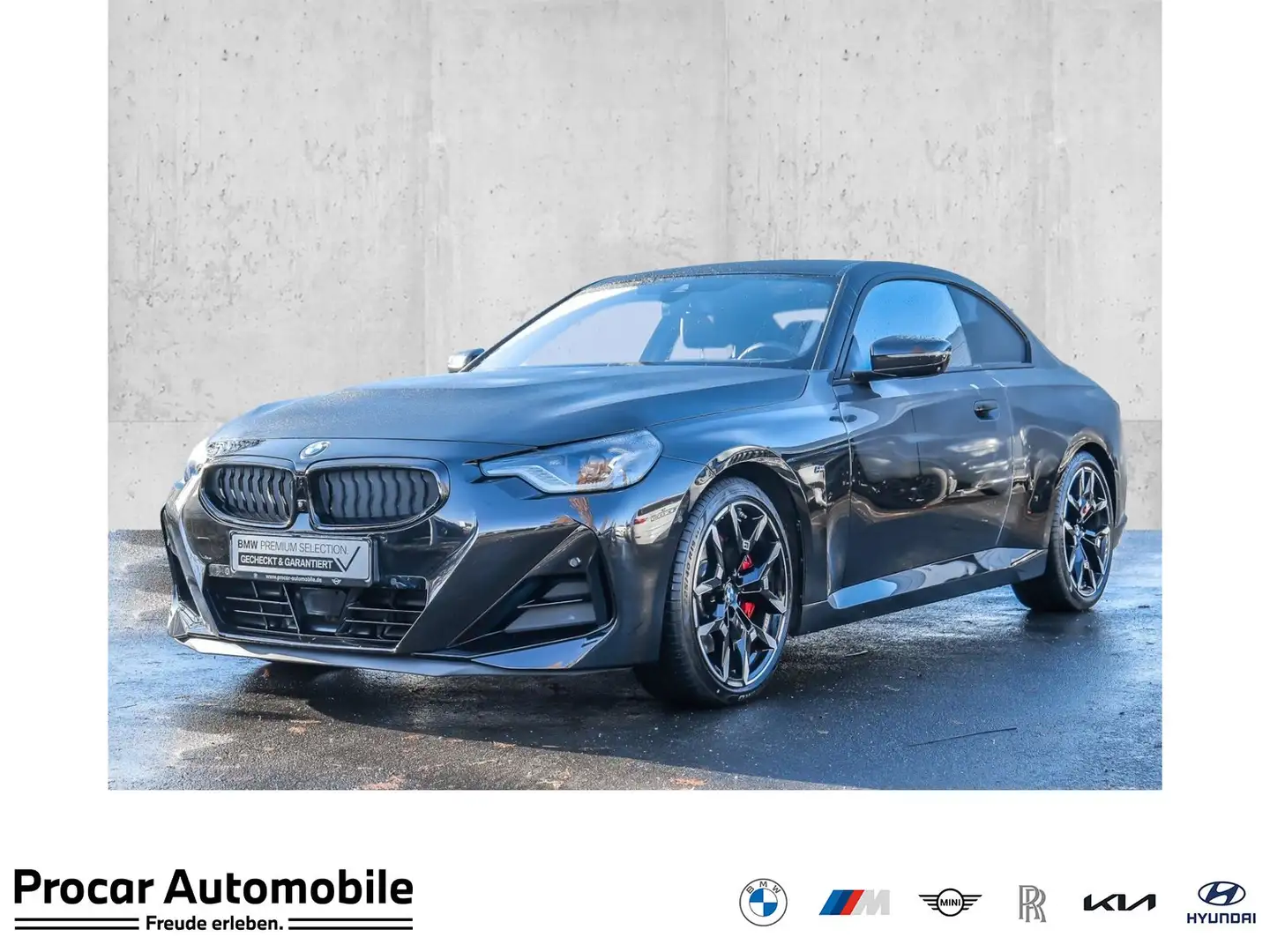 BMW 230 i Coupé M Sport RFK NAVI LED Sound Syst. DAB Schwarz - 1