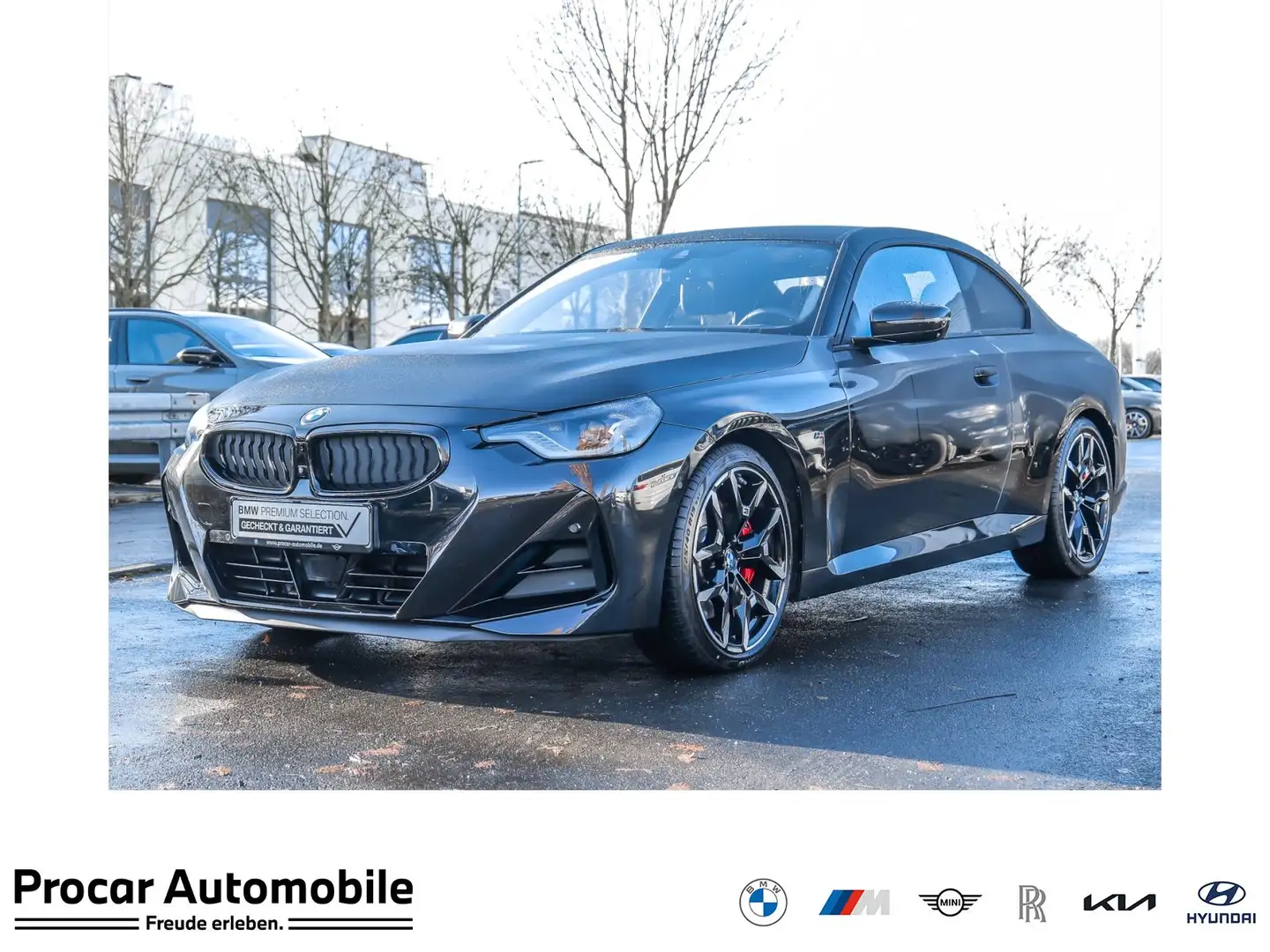 BMW 230 i Coupé M Sport RFK NAVI LED Sound Syst. DAB Schwarz - 1