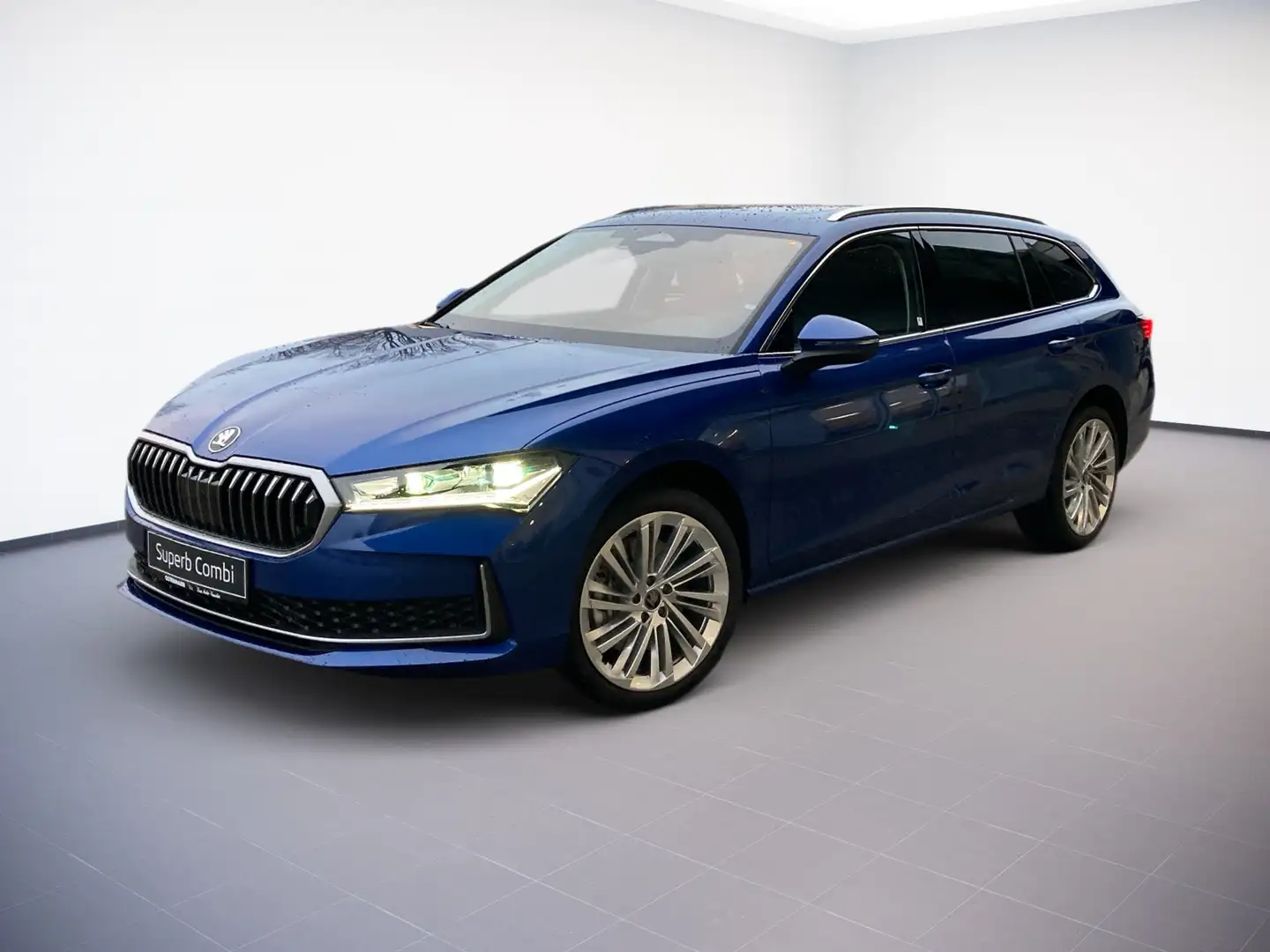 Skoda Superb Combi SELECTION 2.0TDI PANO.AHK.LICHT+SICHT.WINTER Blau - 2