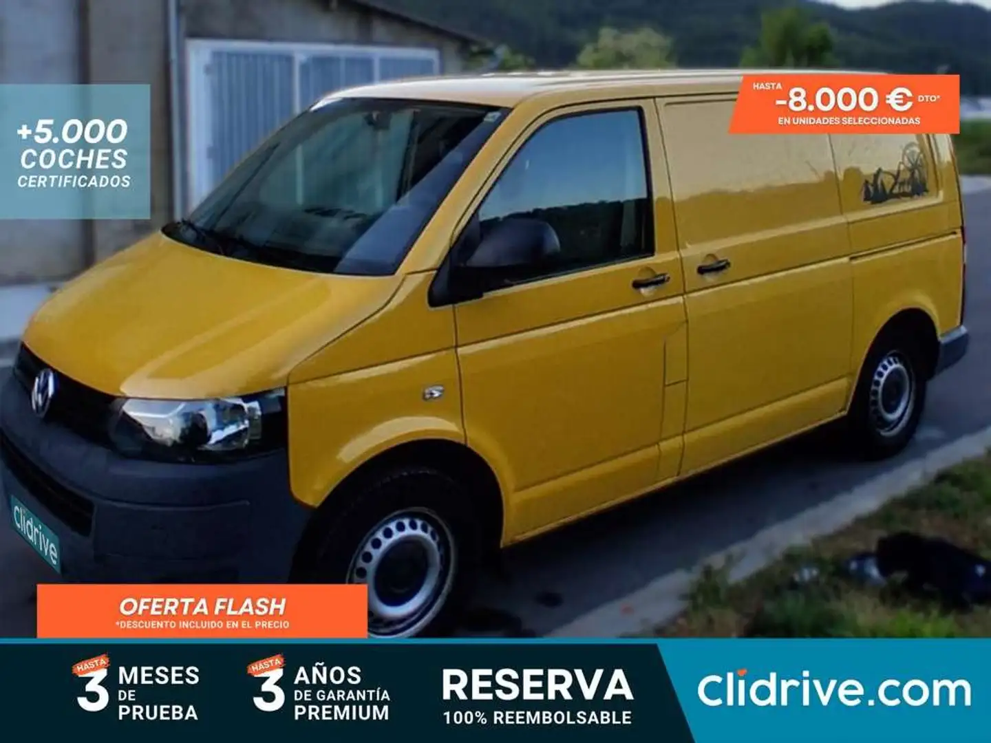 Volkswagen Transporter Kombi PRO Corto TM 2.0 TDI BMT 84CV Amarillo - 2