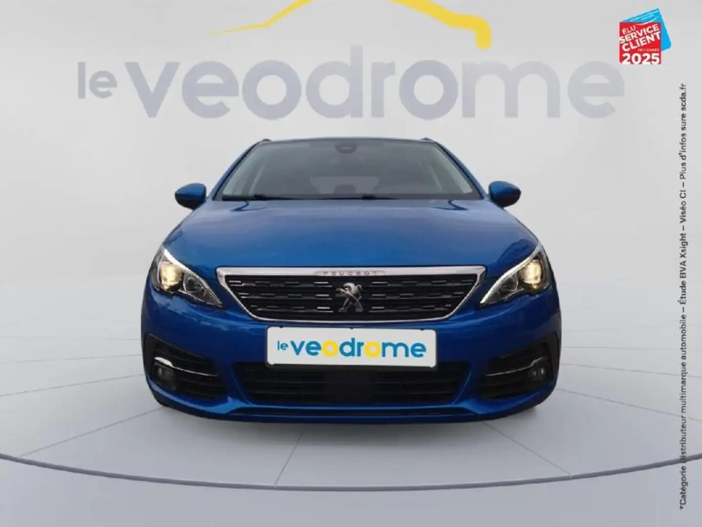 Peugeot 308 1.2 PureTech 130ch S/S Allure Pack Sieges chauf GPS Camera Carplay Bleu - 2