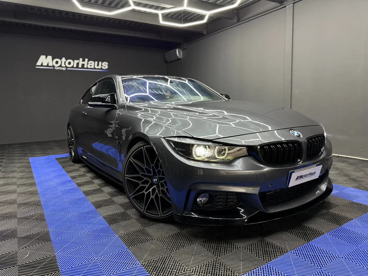 BMW 428 Serie 4 Coupe 428i Msport Grigio - 1