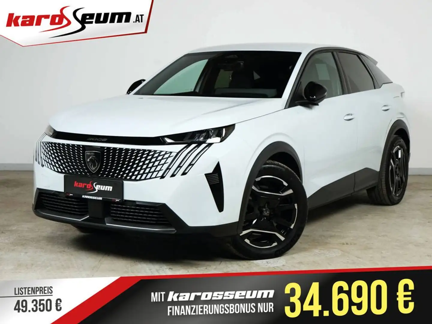 Peugeot 3008 Allure 73KWh *SPZ.LACK*KAMERA*LED*VKZ* Weiß - 1