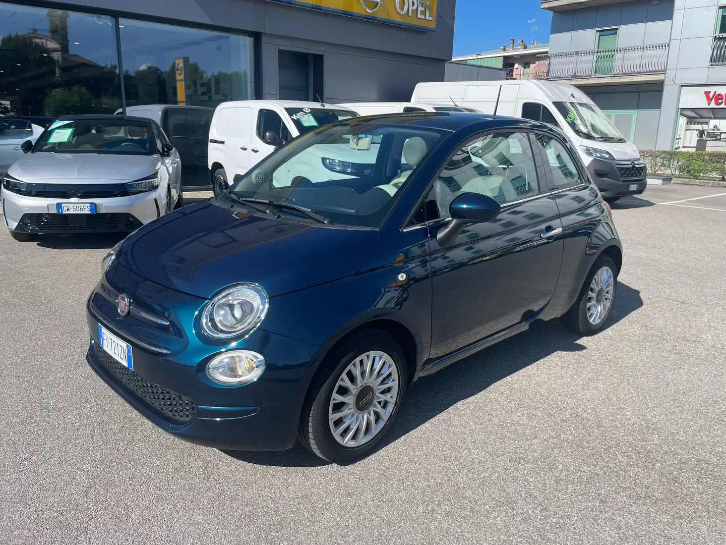 Fiat 500 500 1.2 Lounge easypower Gpl 69cv Blauw - 1