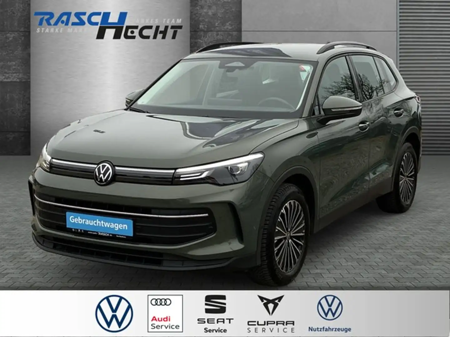 Volkswagen Tiguan Life 2.0 TDI DSG*AHK*LED*NAVI*SHZ* Grün - 1