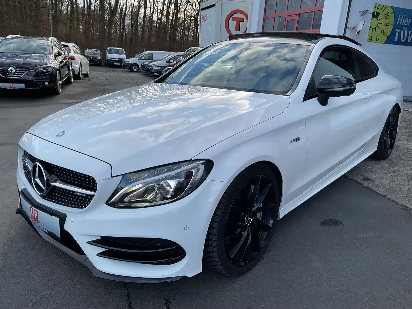 Mercedes-Benz C 43 AMG Coupe C 43 AMG 4Matic Sportabgas Pano Biały - 1