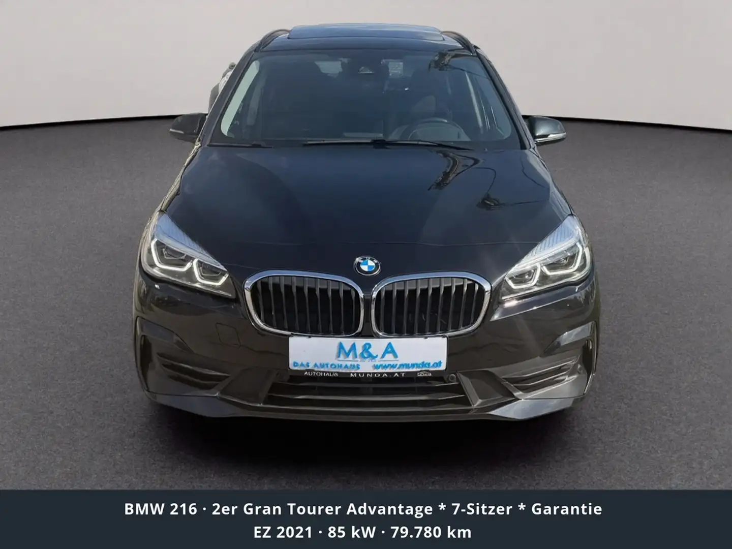 BMW 216 2er Gran Tourer Advantage * 7-Sitzer * Garantie Schwarz - 2