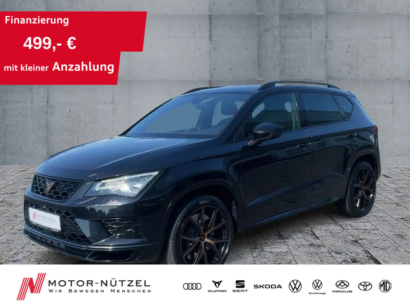 CUPRA Ateca 2.0 TSI DSG 4Drive LED+NAV+ACC+SHZ+RFK+PLA Schwarz - 1