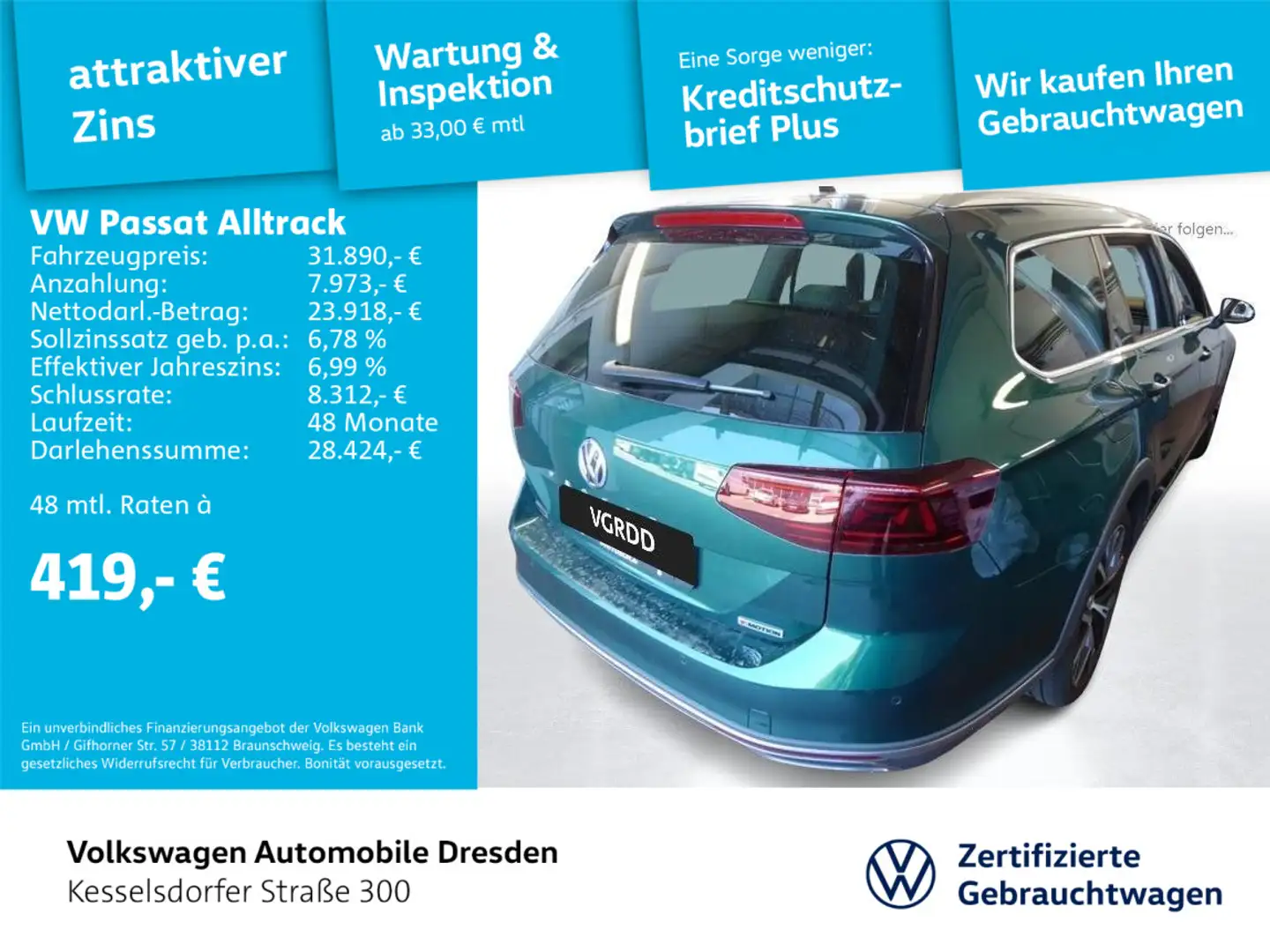 Volkswagen Passat Alltrack Passat Variant Alltrack Vert - 1