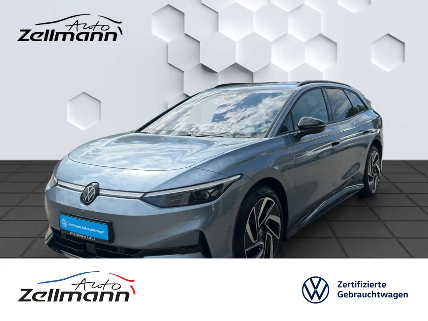 Volkswagen ID.7 Tourer Pro 210kW AHZV LED HuD 360 Kamera ACC ParkA Blau - 1