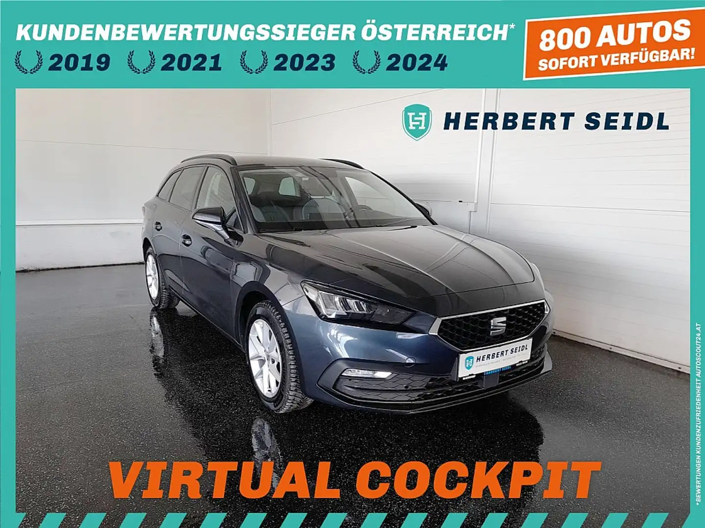 SEAT Leon ST Style 2,0 TDI DSG *VIRTUELL / LED /NAVI / TE... Grau - 1