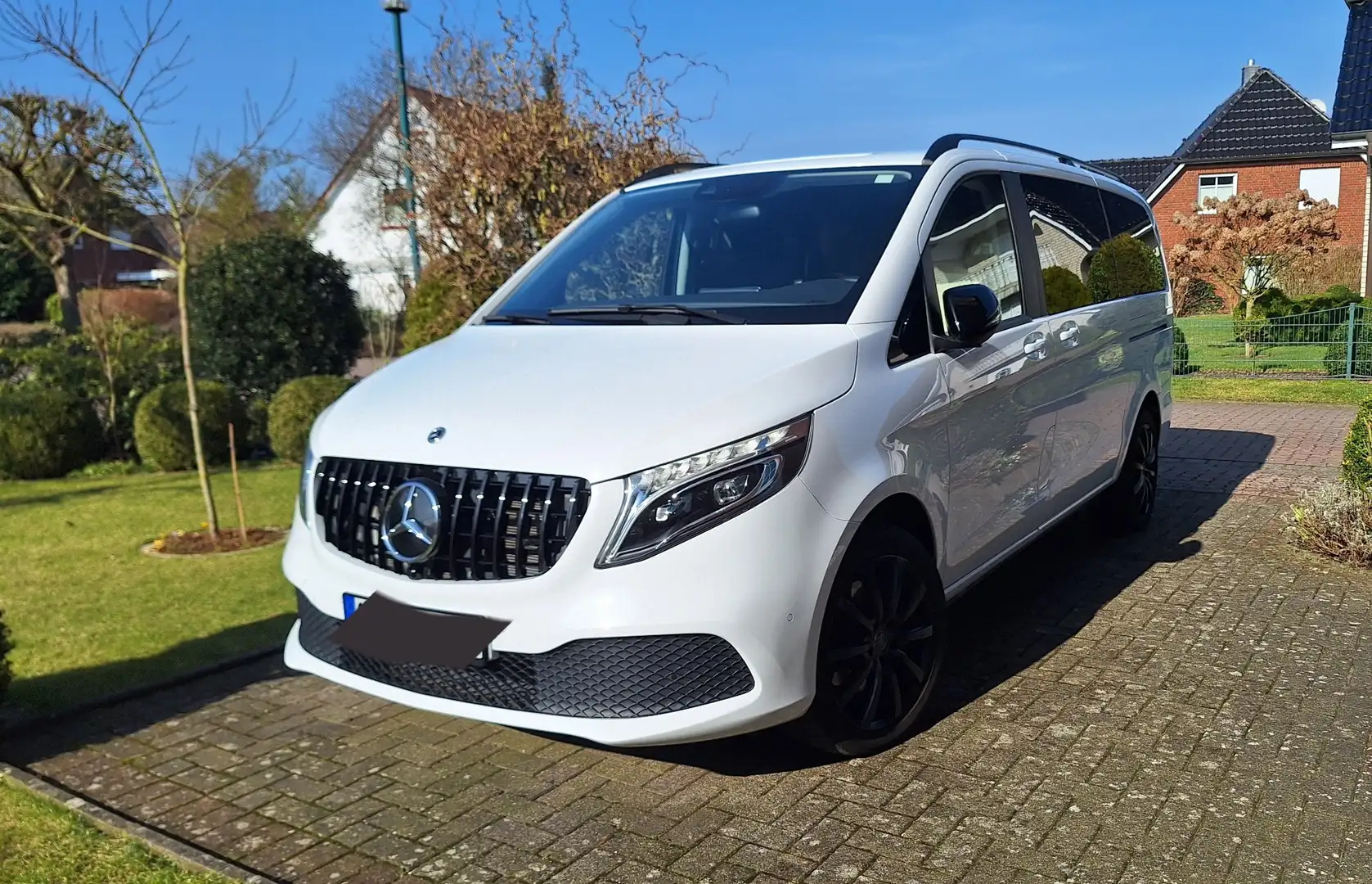 Mercedes-Benz V 250 4M lang Standheizung Kurvenlicht Aeroboden 8xberei Blanco - 1
