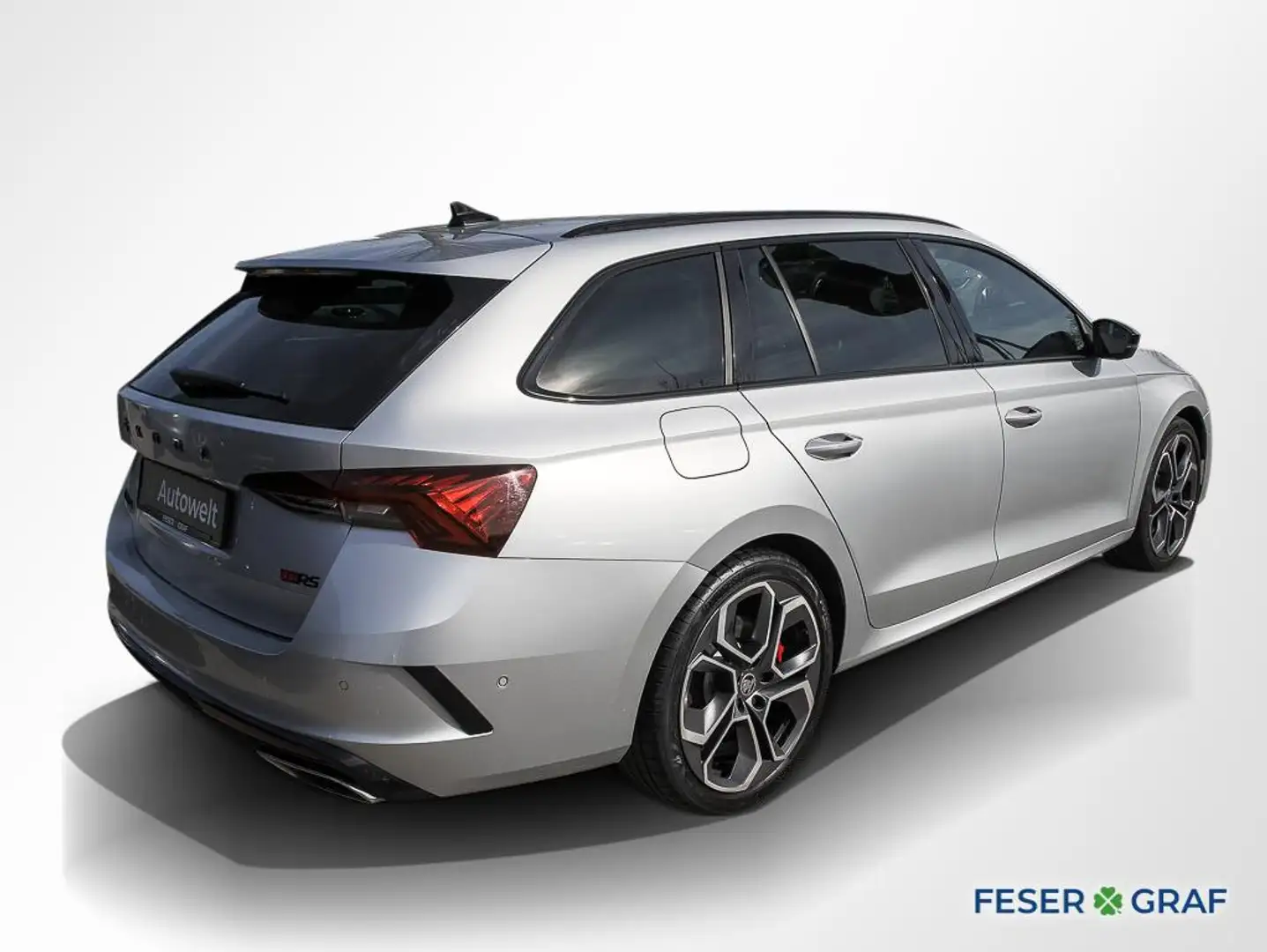 Skoda Octavia Combi RS Plus 2.0 TSI DSG Head-Up Matrix Zilver - 2