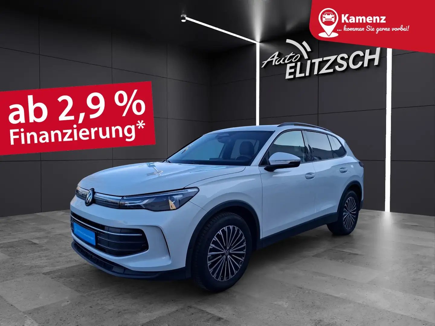 Volkswagen Tiguan eTSI Life DSG LED AHK Navi AID Harmann ACC RFK SH Weiß - 1