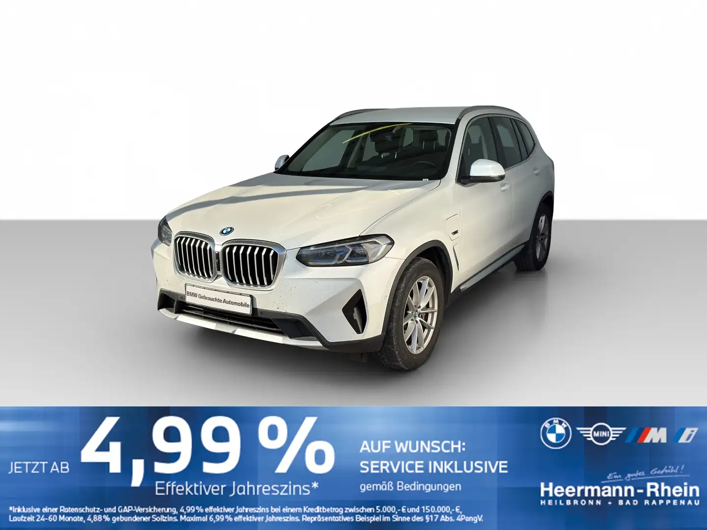 BMW X3 xDrive30e LiveCock.HUD.DriveAss.ParkAss.Innov Weiß - 2