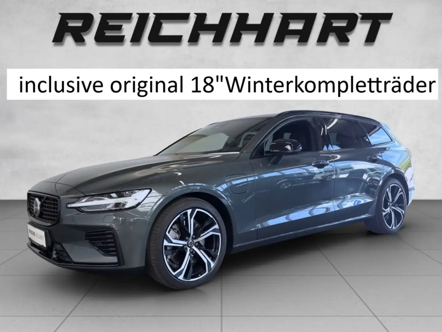 Volvo V60 Plus T6 AWD Plug-in Hybrid, Elektrisch/Benzin, Dark Grün - 1