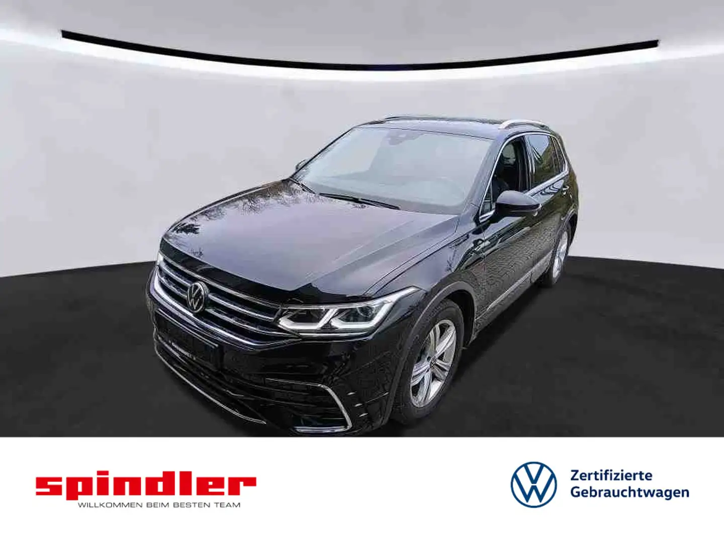 Volkswagen Tiguan R-Line 2.0TDI DSG/ Navi, Matrix, App, ACC Schwarz - 1