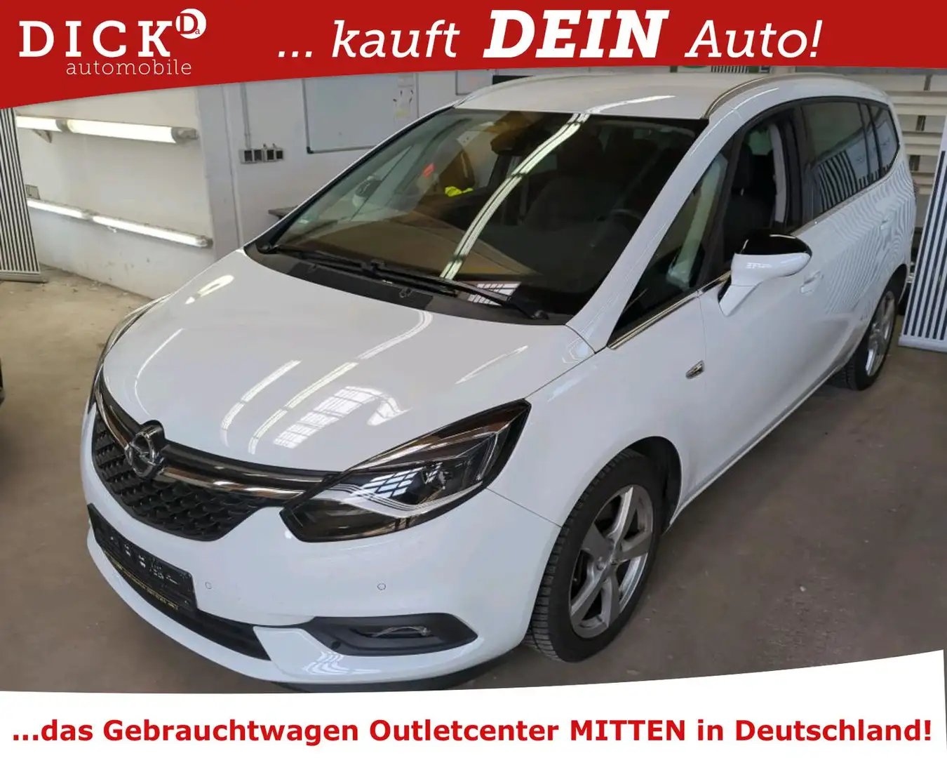 Opel Zafira C 1.6 Innov LED/NAVI/HIFI/DAB/SHZ/RFK/8Fa Weiß - 1