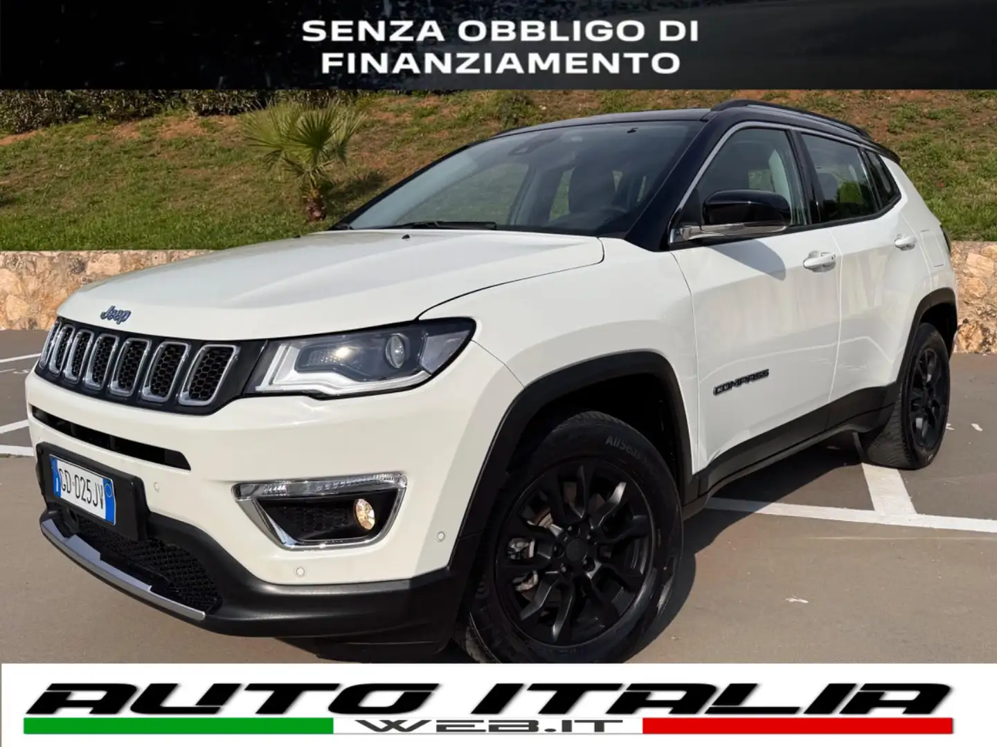 Jeep Compass 1.3 190 CV PHEV 4XE LIMITED+TETTO E CERCHI BLACK Bianco - 1
