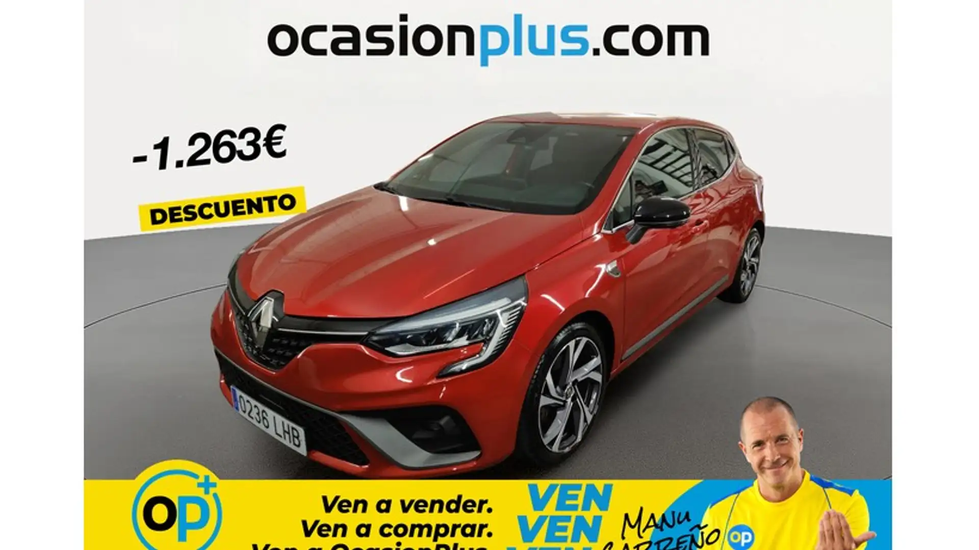 Renault Clio TCe GPF RS Line EDC 96kW Rojo - 1