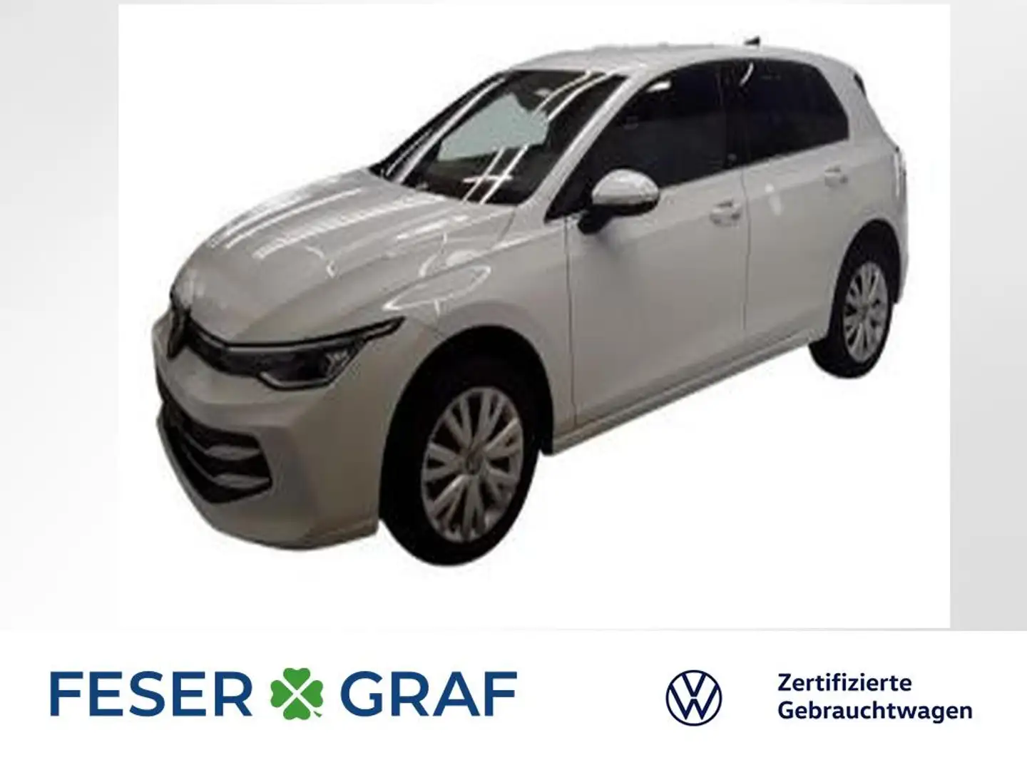 Volkswagen Golf VIII 50 Jahre 1.5 eTSI 110kW DSG ACC 360° Weiß - 1