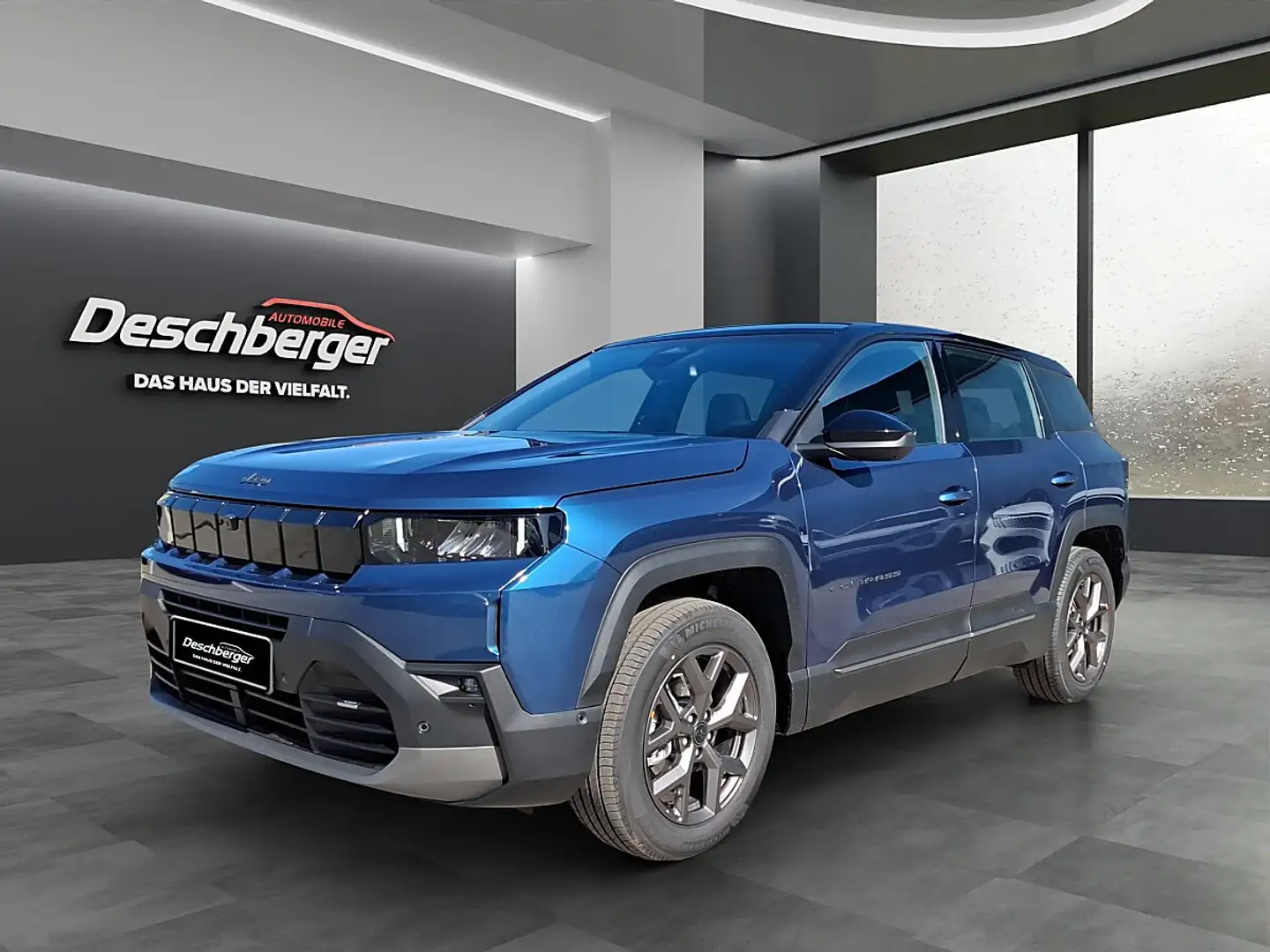 Jeep Compass 1.2 e-Hybrid Altitude e-DCT6 Blau - 1