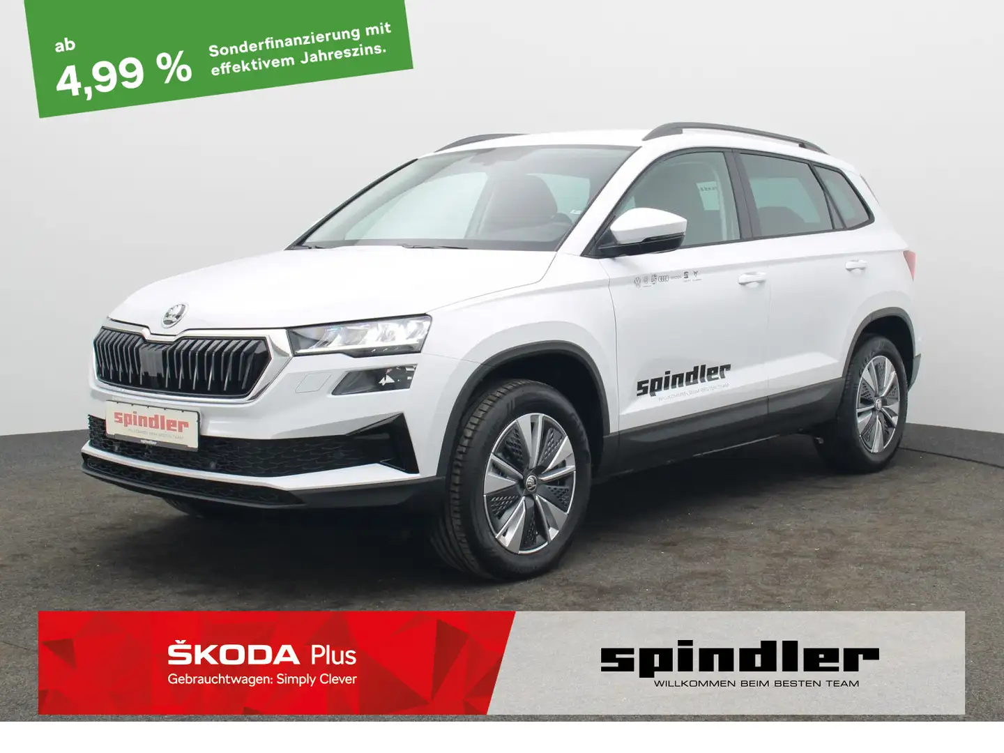 Skoda Karoq Selection 2.0 TDI DSG / Navi,SmartLink,RFK Weiß - 1