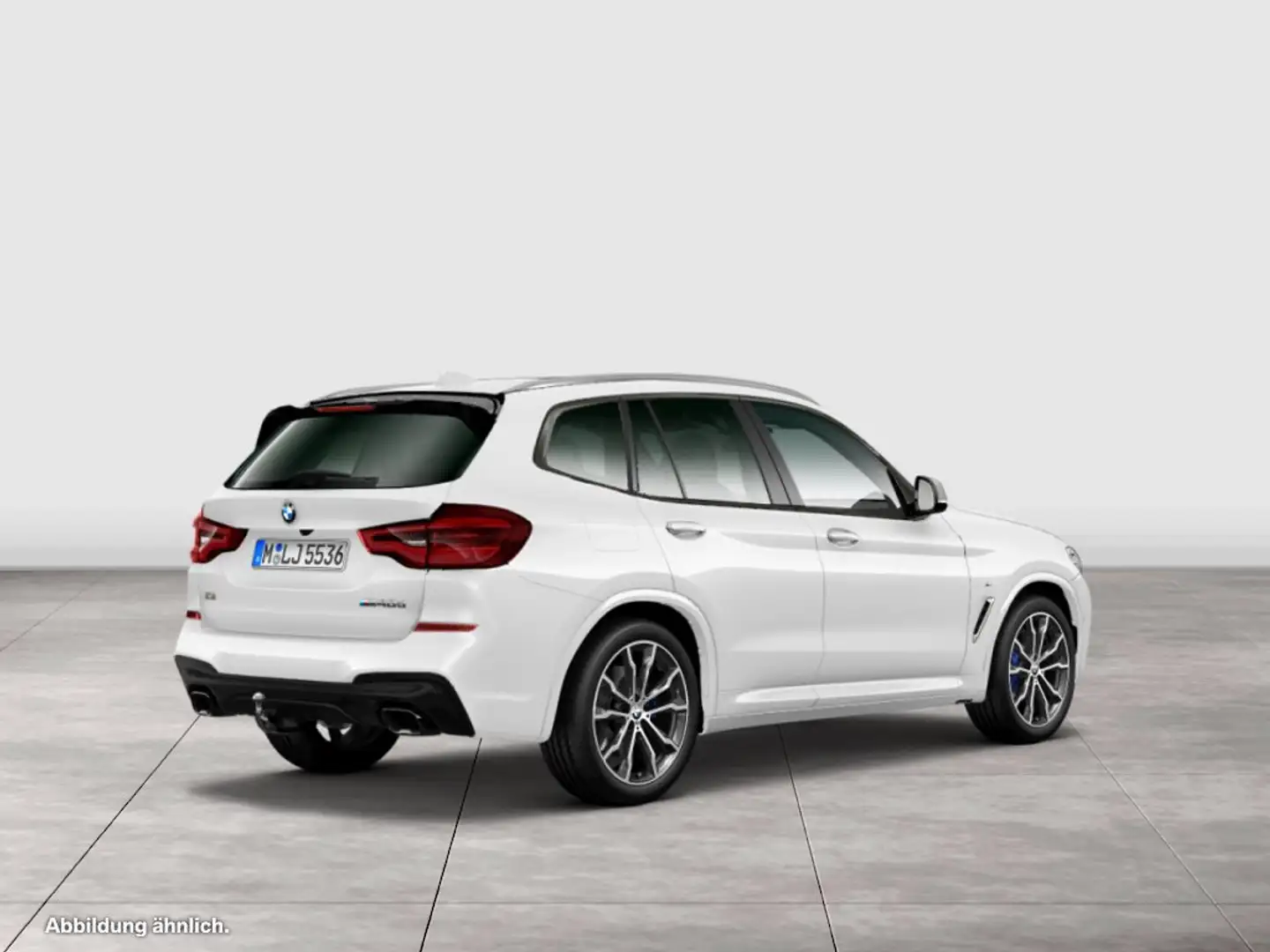 BMW X3 M 40d AHK+PANO+HEAD-UP+LCPROF+SZHv+h+ Blanc - 2