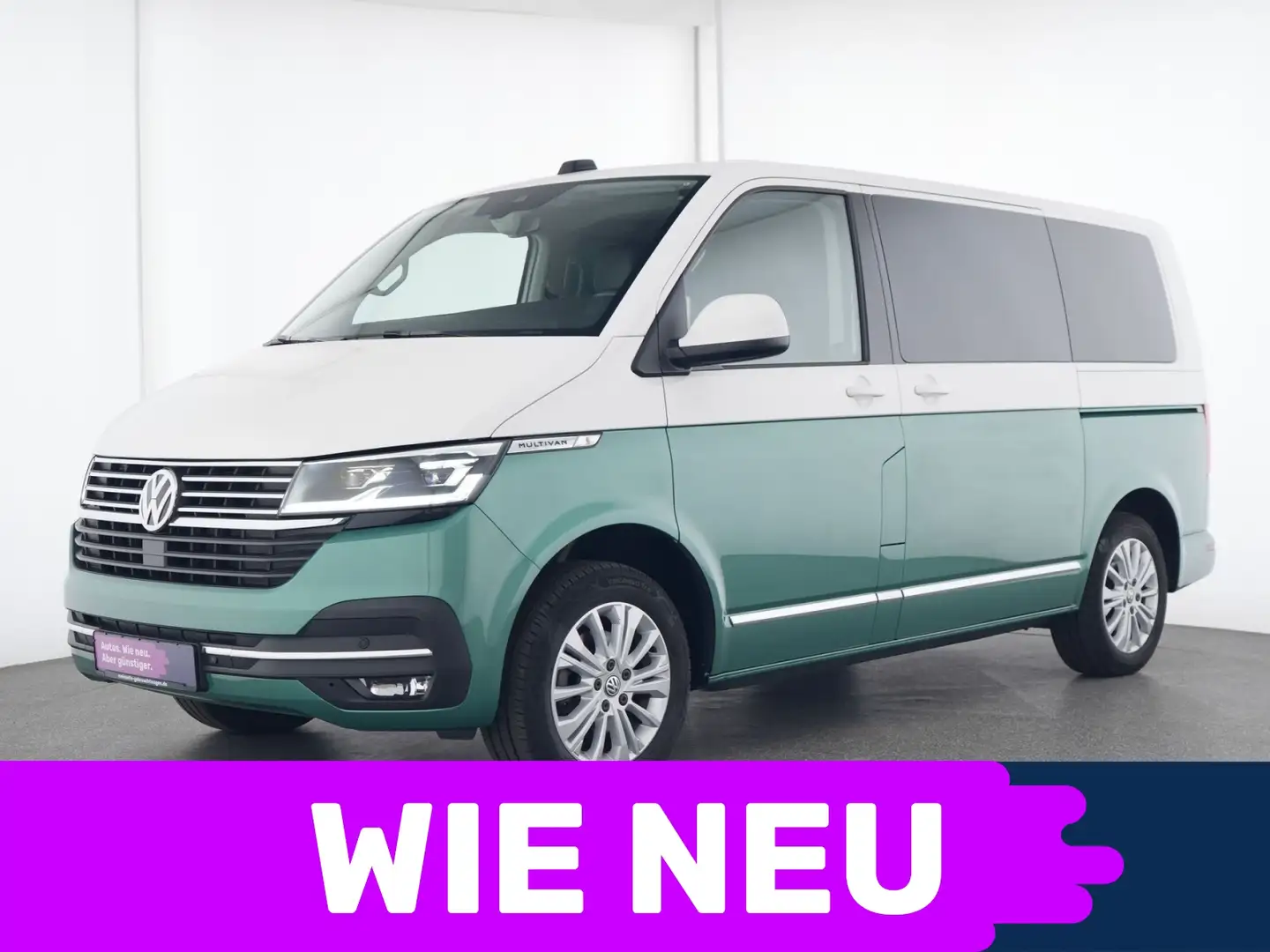 Volkswagen T6.1 Multivan Generation Six ACC|LED|Navi|AHK Grün - 1