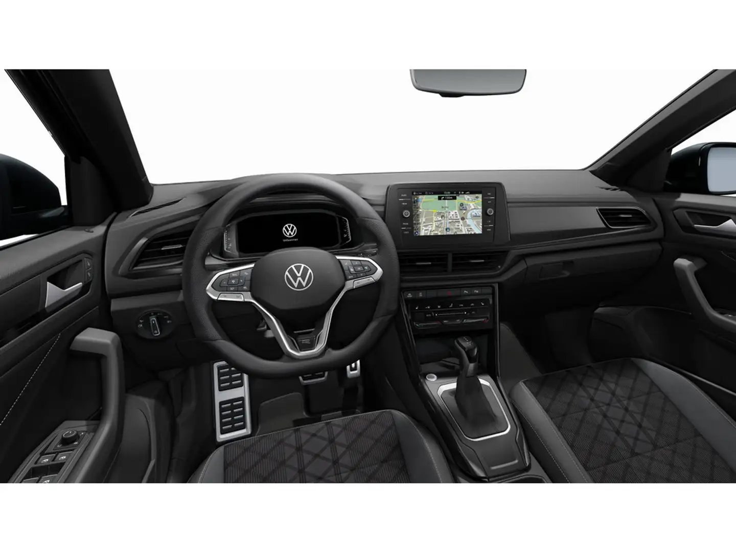 Volkswagen T-Roc 1.5 TSI R-Line DSG,Navi,Matrix,ACC Schwarz - 2