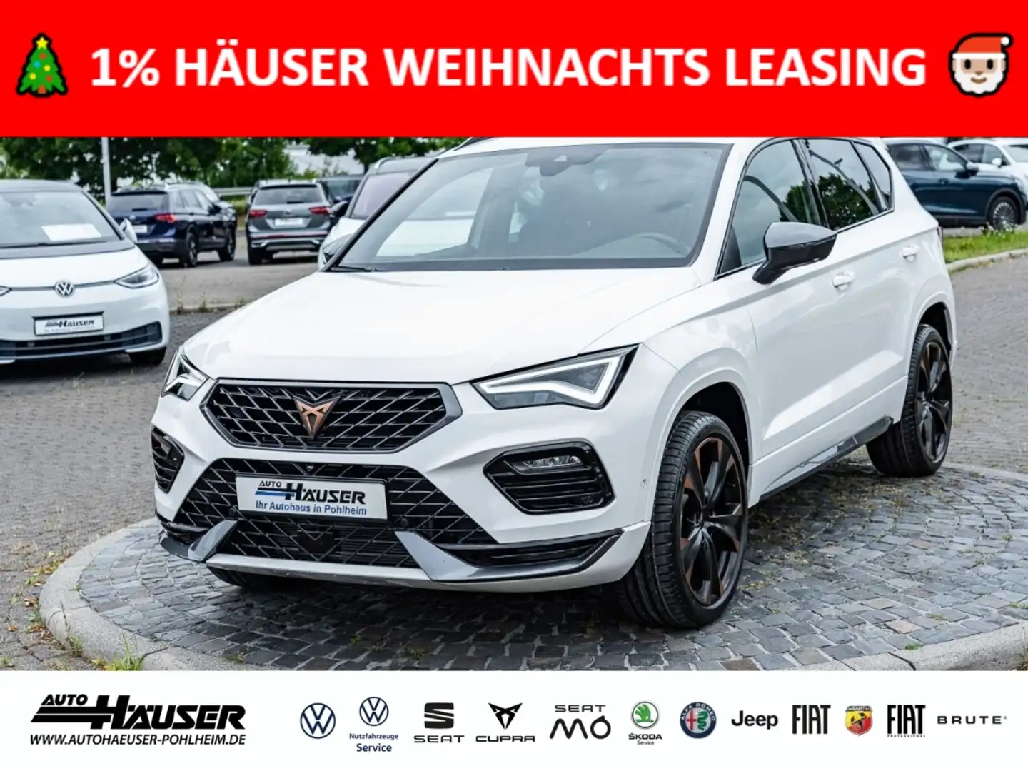 CUPRA Ateca 1.5 TSI DSG AHK NAVI KAMERA PARK TEMPOMAT LED FULL Weiß - 1