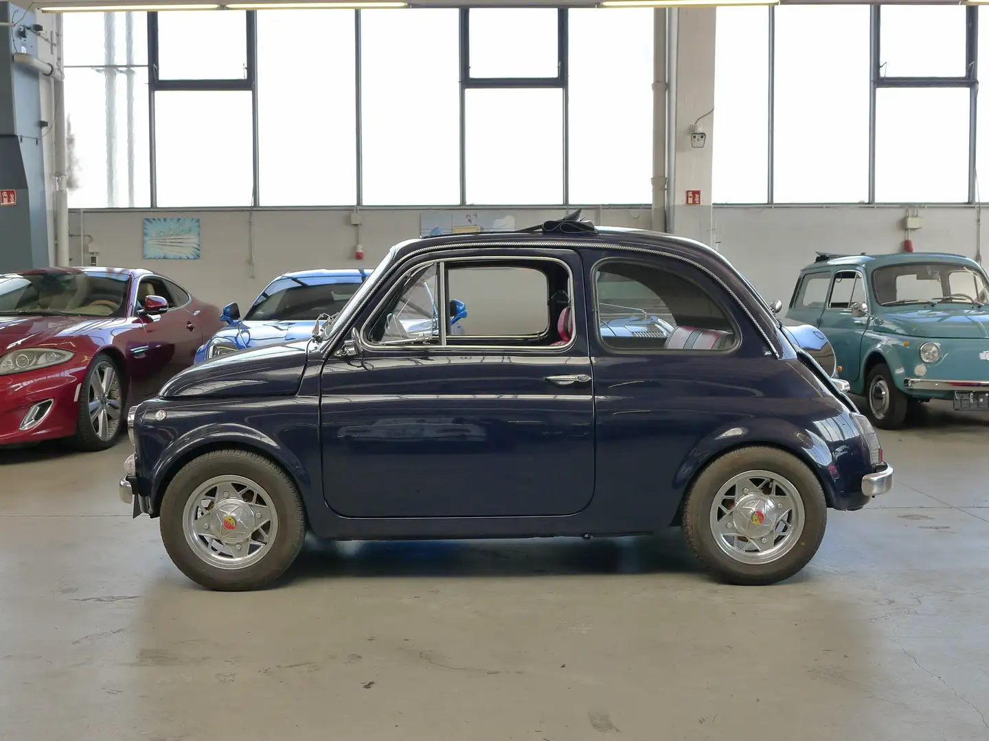 Fiat 500 500 mit 126er Technik, kerngesunde Knallbüchse Blau - 1