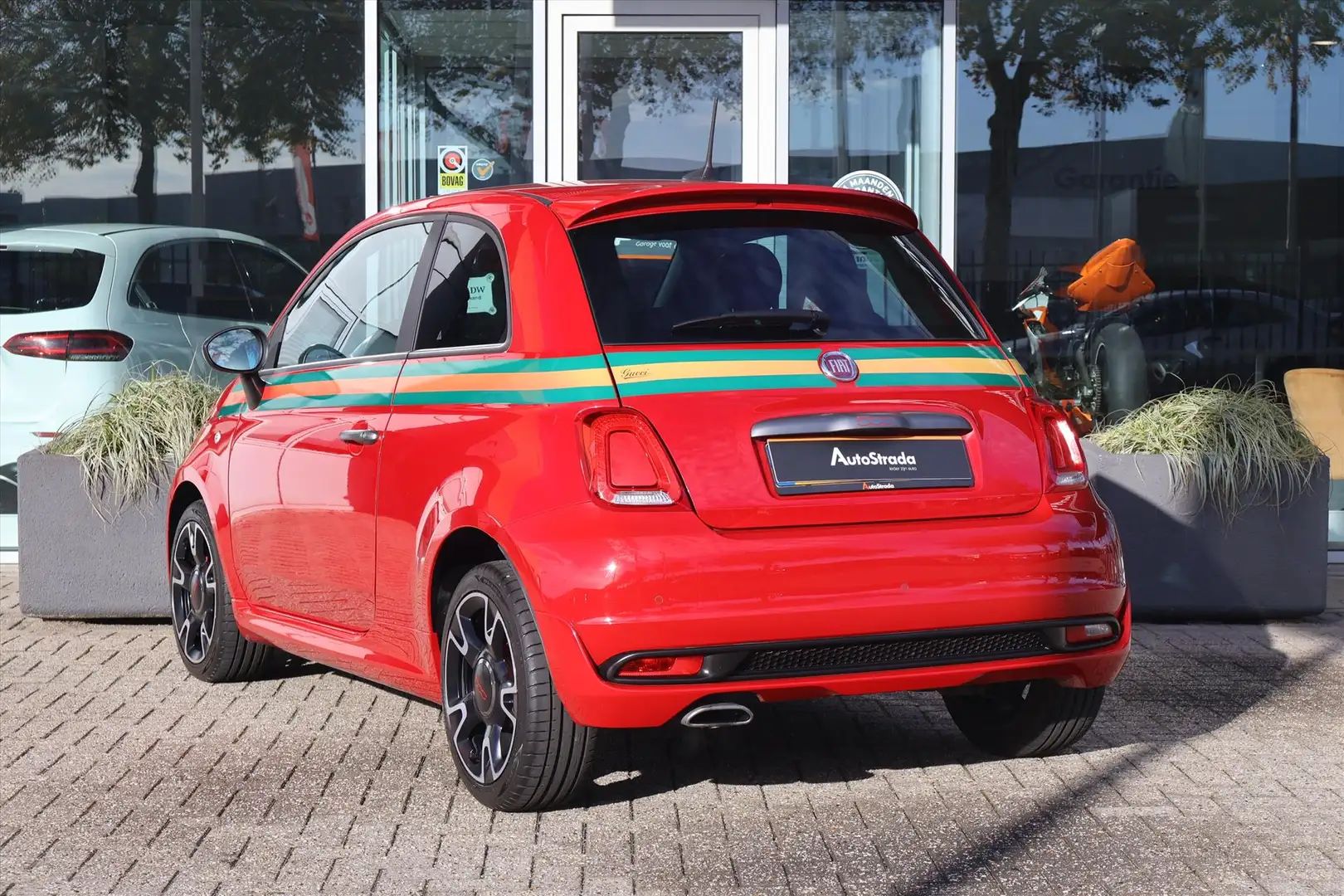 Fiat 500 Sport Turbo 80pk Gucci | Carplay | Cruise | Climat Rojo - 2