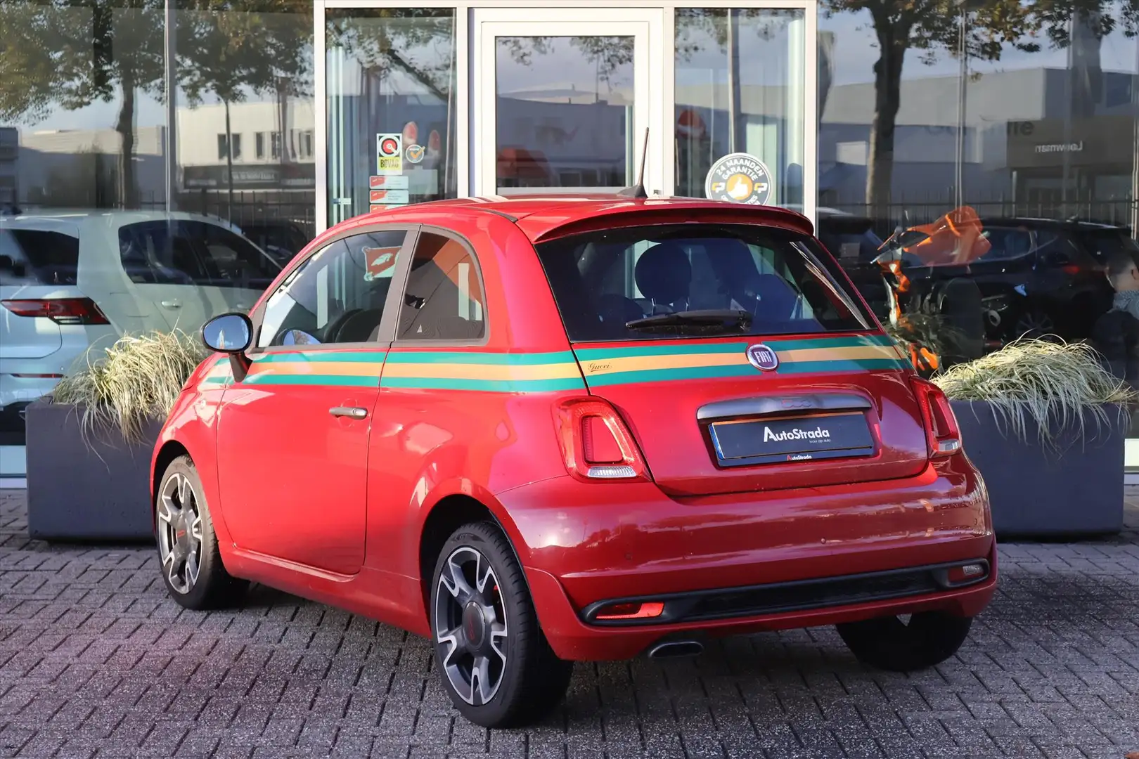 Fiat 500 Sport Turbo 80pk Gucci | Carplay | Cruise | Climat Rouge - 2
