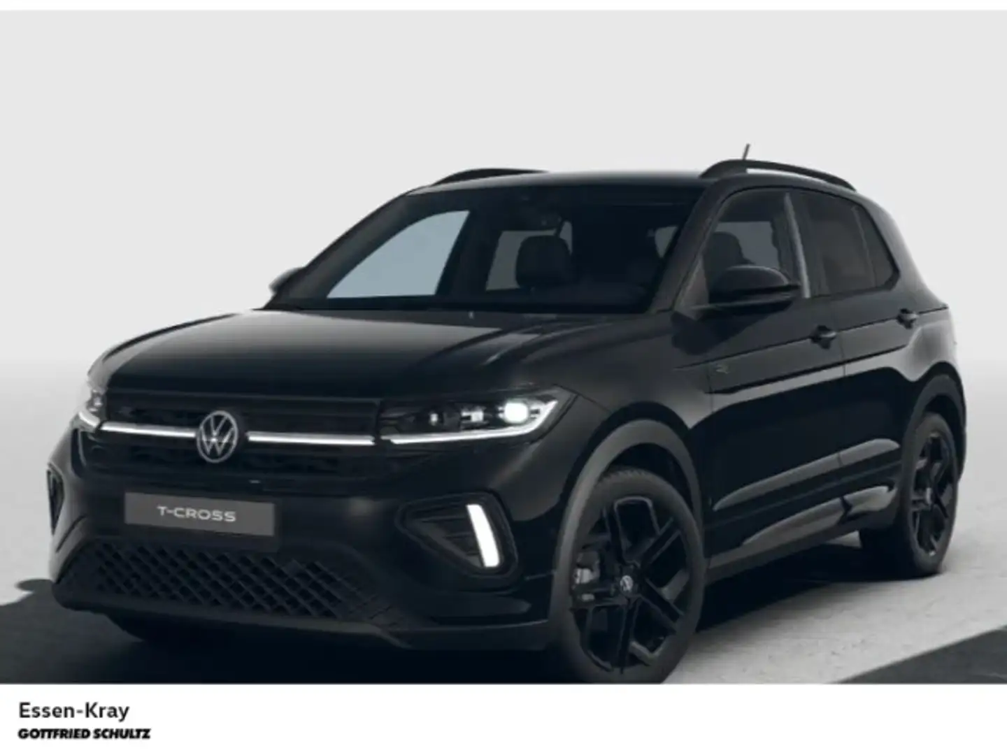 Volkswagen T-Cross R-Line 1.0 TSI OPF DSG Klima Rückfahrkamera Noir - 1