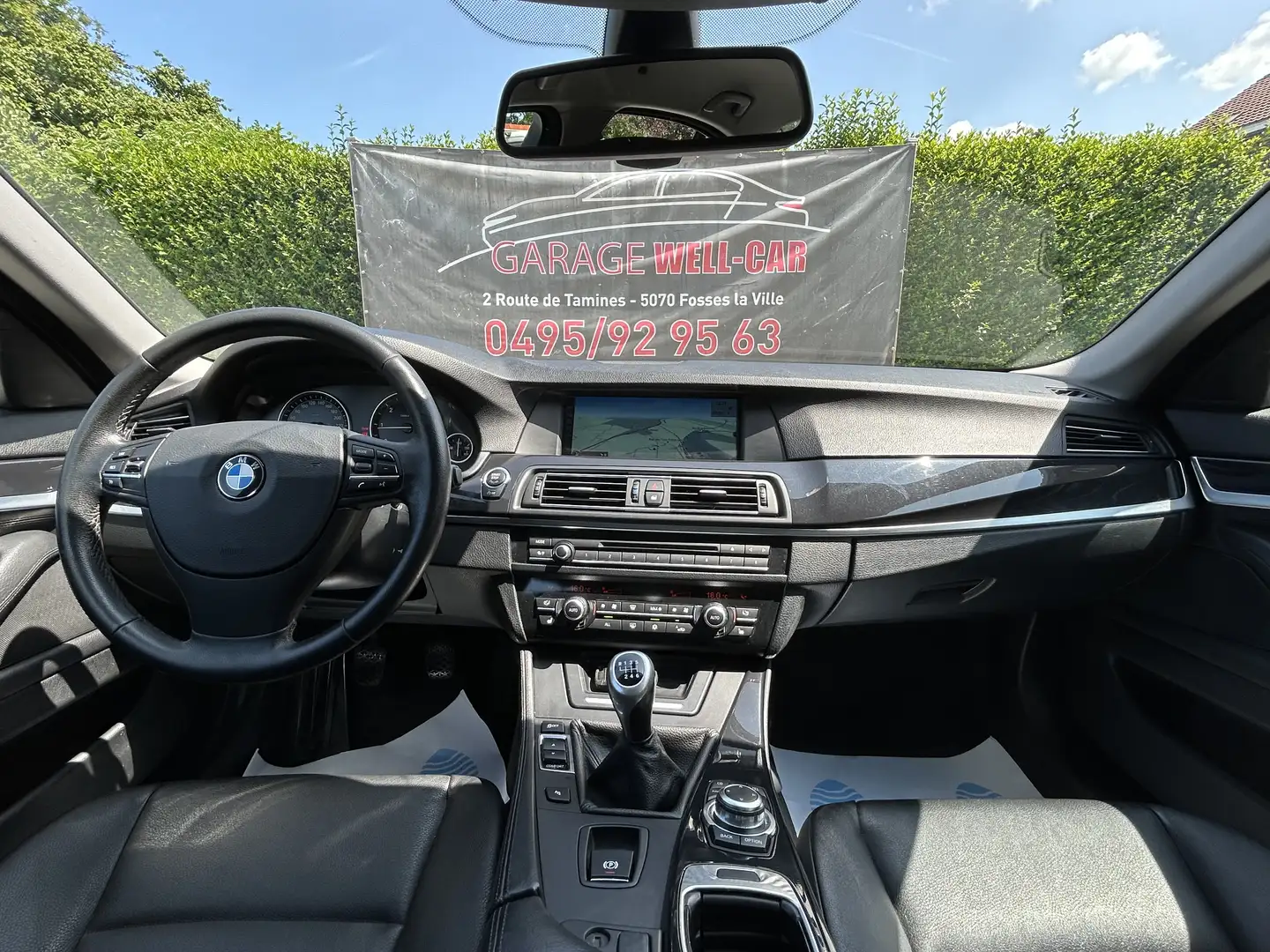 BMW 520 d Berline 1er Propriétaire Gps, Cuir ,Phares Xén Gris - 2