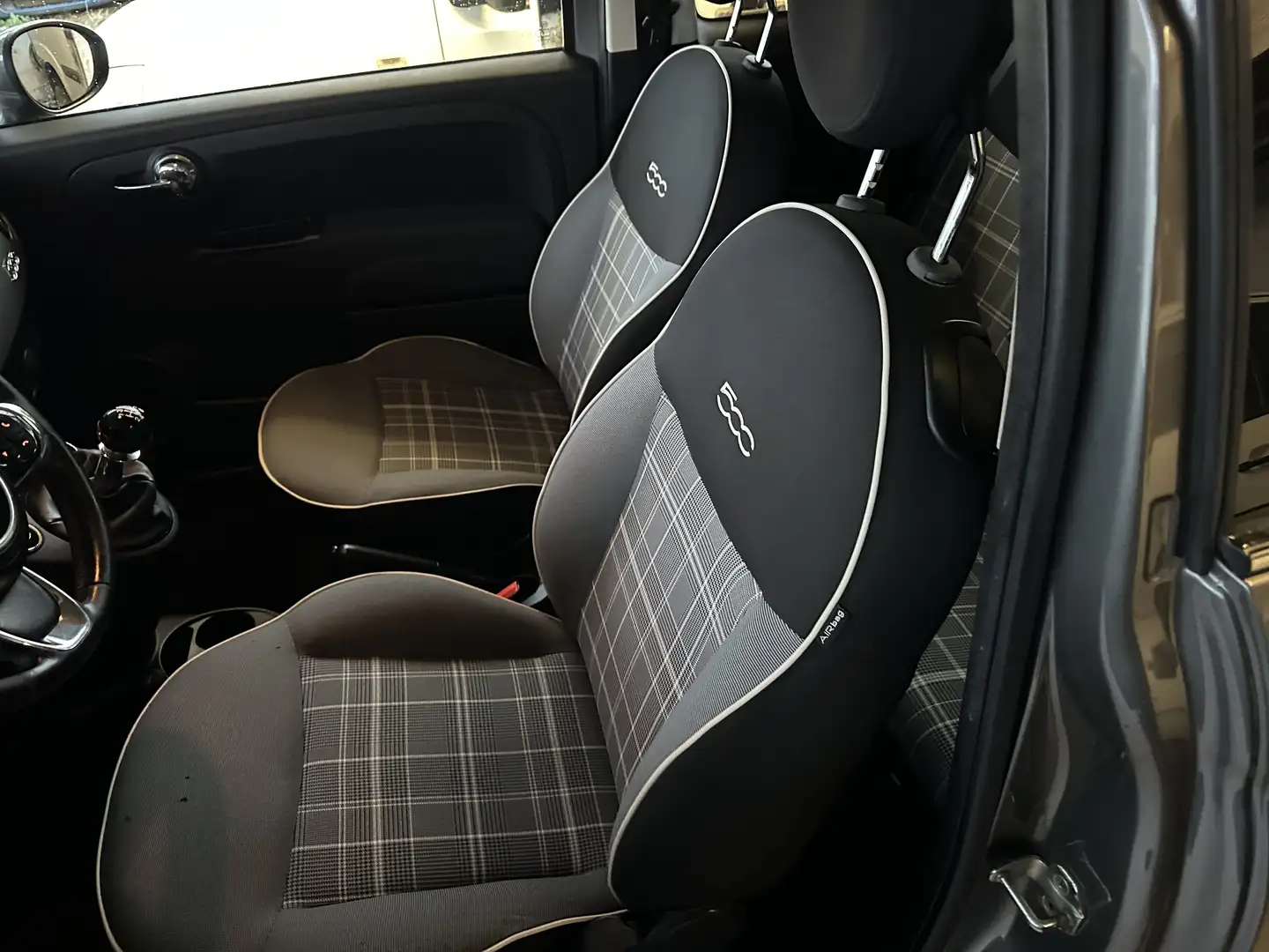 Fiat 500 1.2 Pop 69cv my18 KM IN FATTURA Grijs - 2