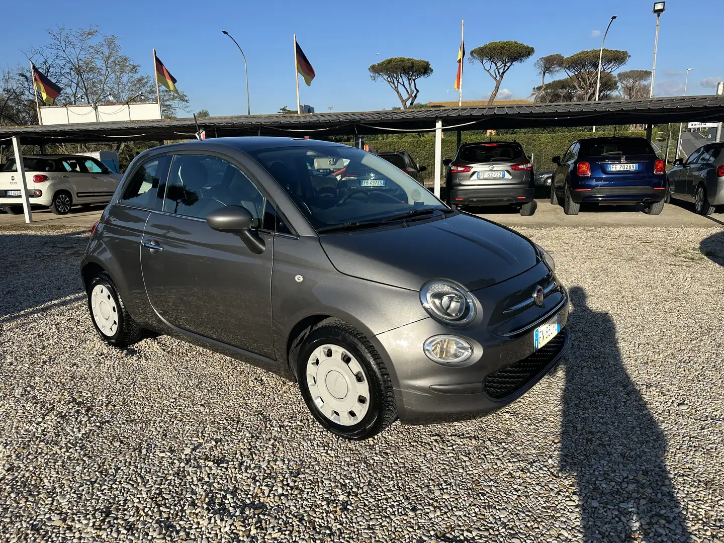 Fiat 500 1.2 Pop 69cv my18 KM IN FATTURA Grijs - 1