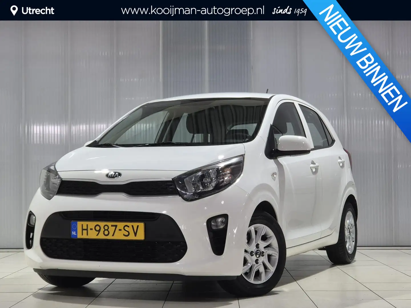 Kia Picanto 1.0 CVVT ComfortLine 14 inch velgen, Bluetooth, Ai Wit - 1