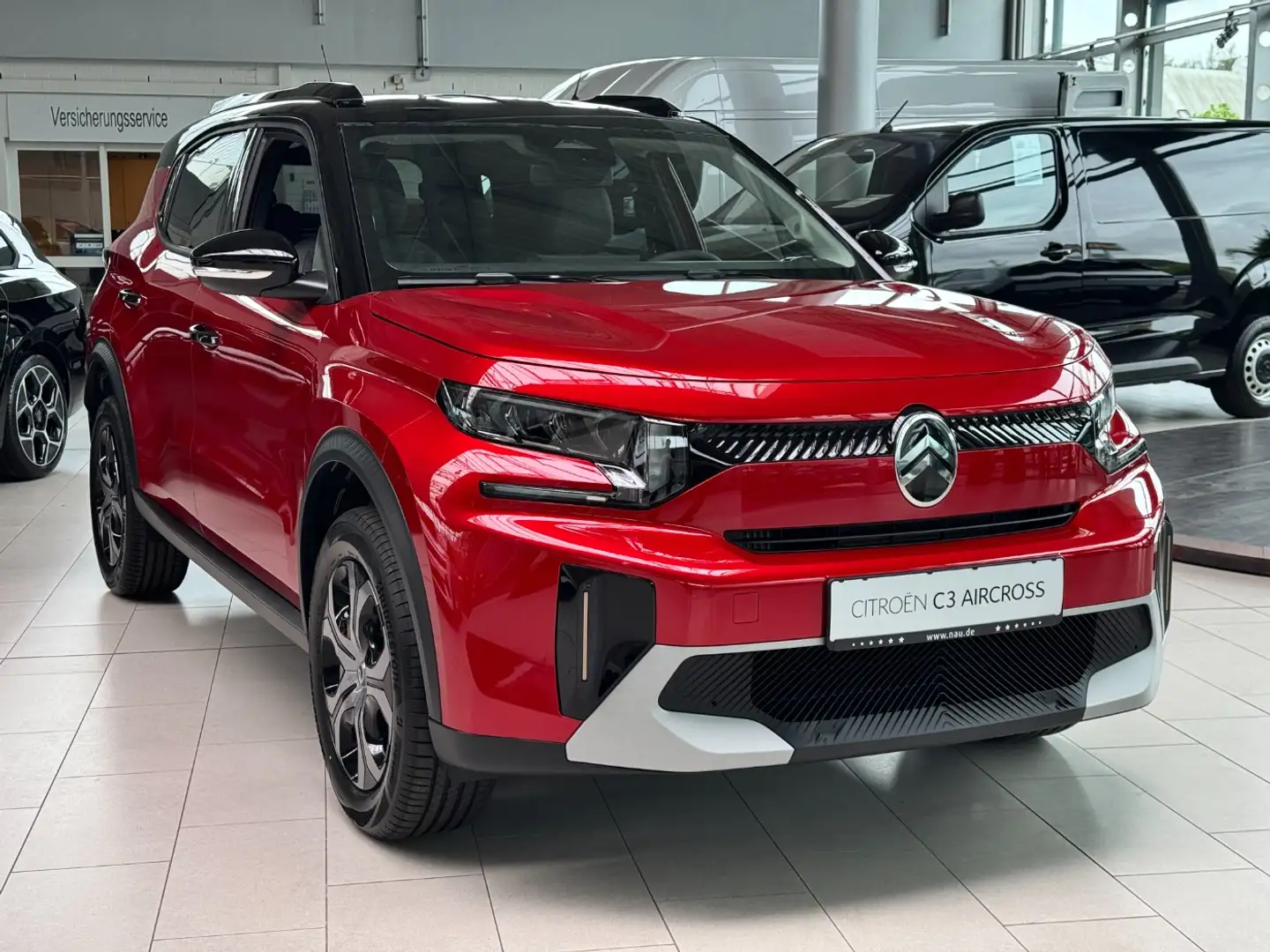 Citroen C3 Aircross 1.2PLUS **SOFORT VERFÜGBAR*GEWERBE** Červená - 2