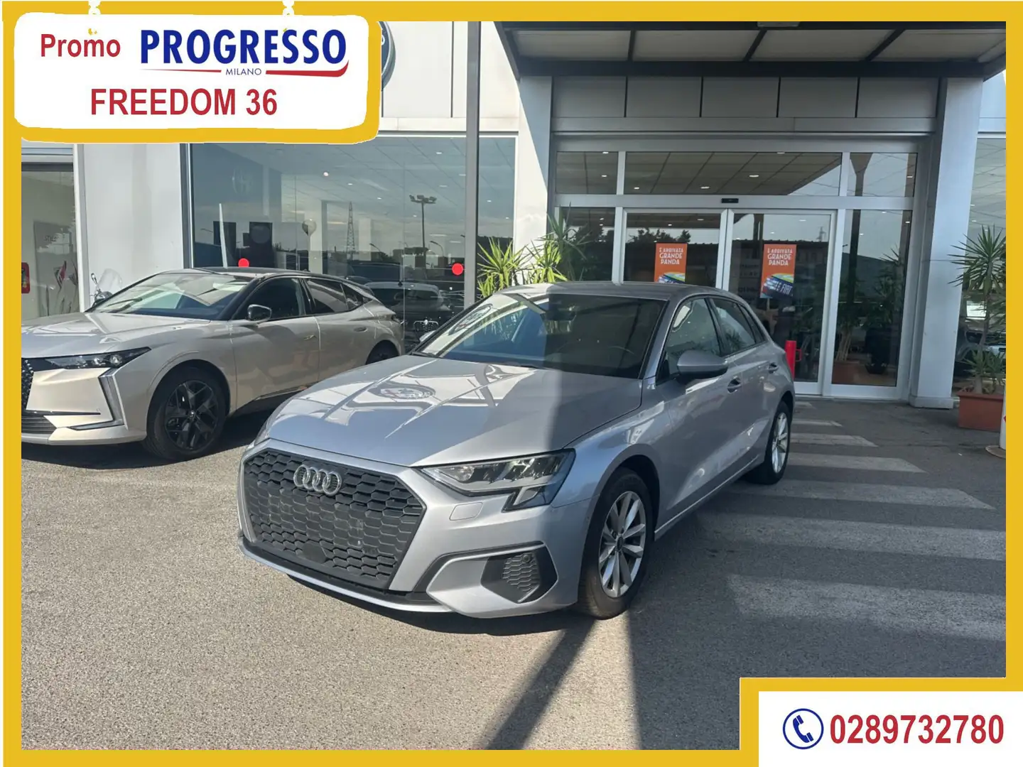 Audi A3 SPB 30 1.0 TFSI S tronic MHEV 110CV Grigio - 1