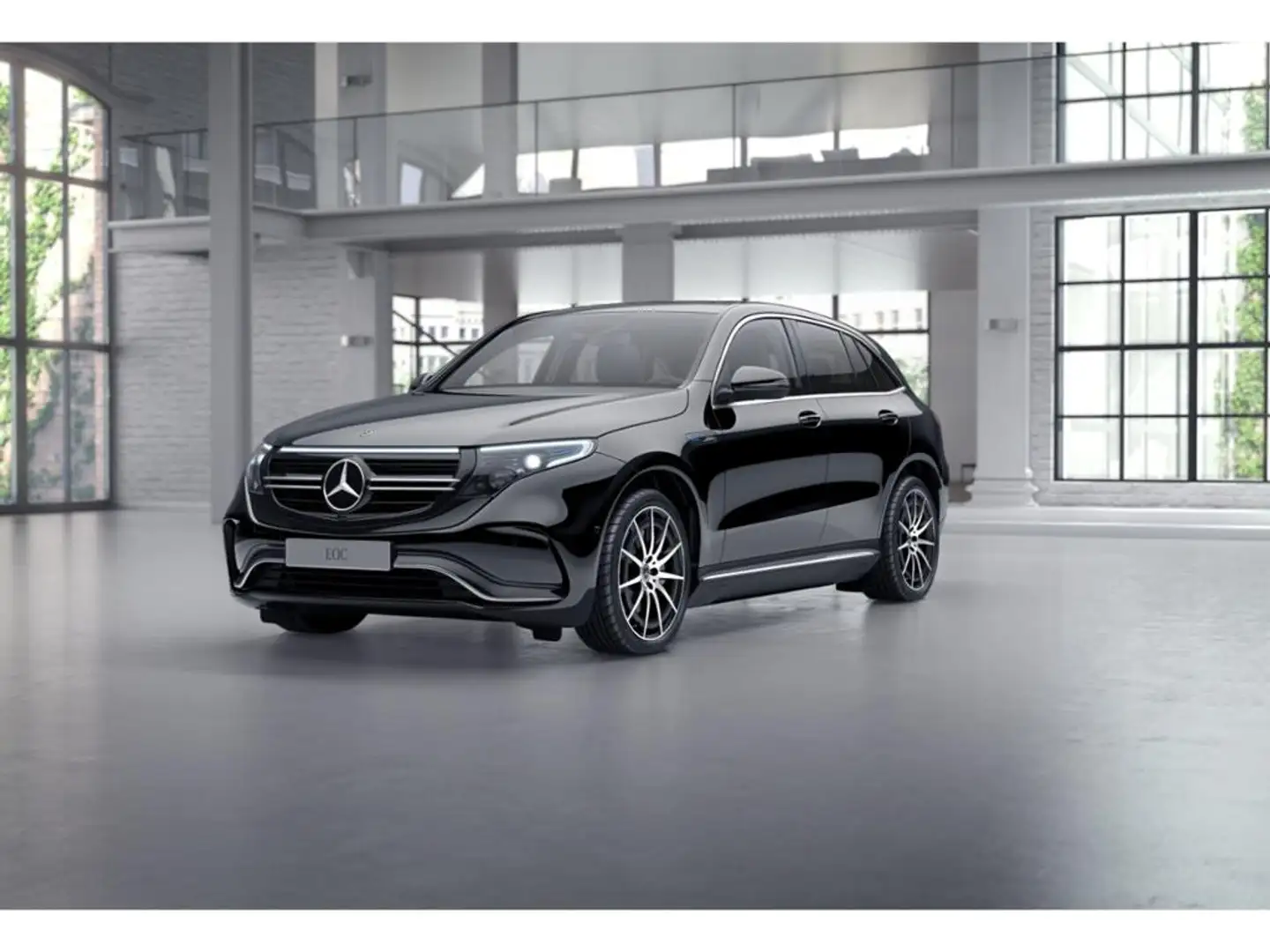 Mercedes-Benz EQC 400 4M AMG-Line+SD+KEYLESS+Memory+Burmester Schwarz - 2