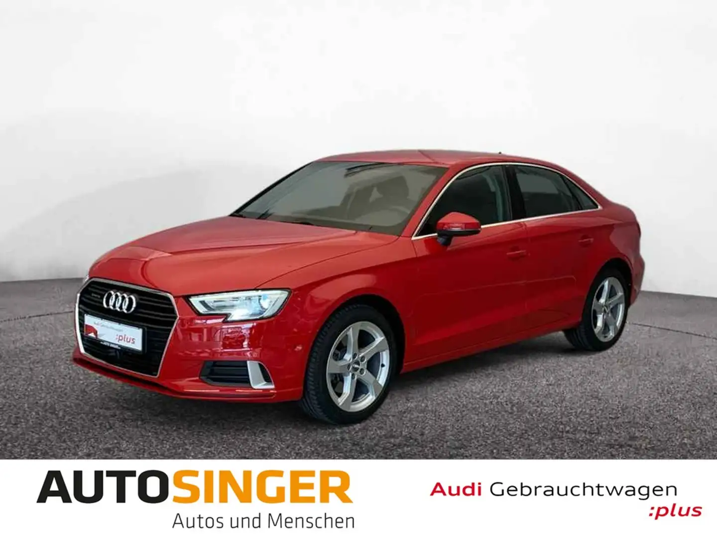 Audi A3 Limousine sport 40 TFSI qua *AHK*ACC*NAVI*SHZ Rot - 1