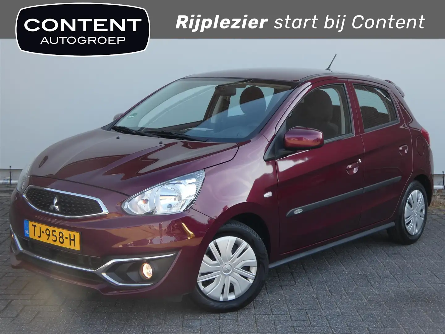 Mitsubishi Space Star 1.0 MIVEC 71PK ClearTec Auto Cool+ UNIEK 62.000 KM Rouge - 1