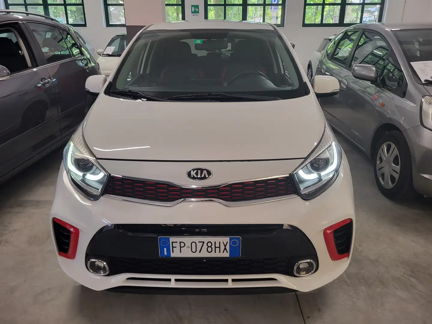Kia Picanto 1.0 GT Line 5P LIBRETTO SERVICE! GARANZIA 12 MESI Weiß - 2