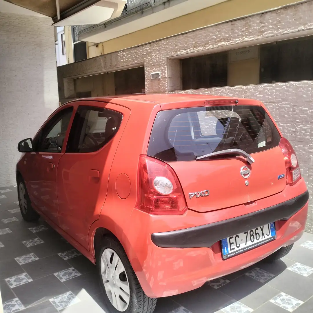 Nissan Pixo 1.0 Active eco Gpl Rood - 2