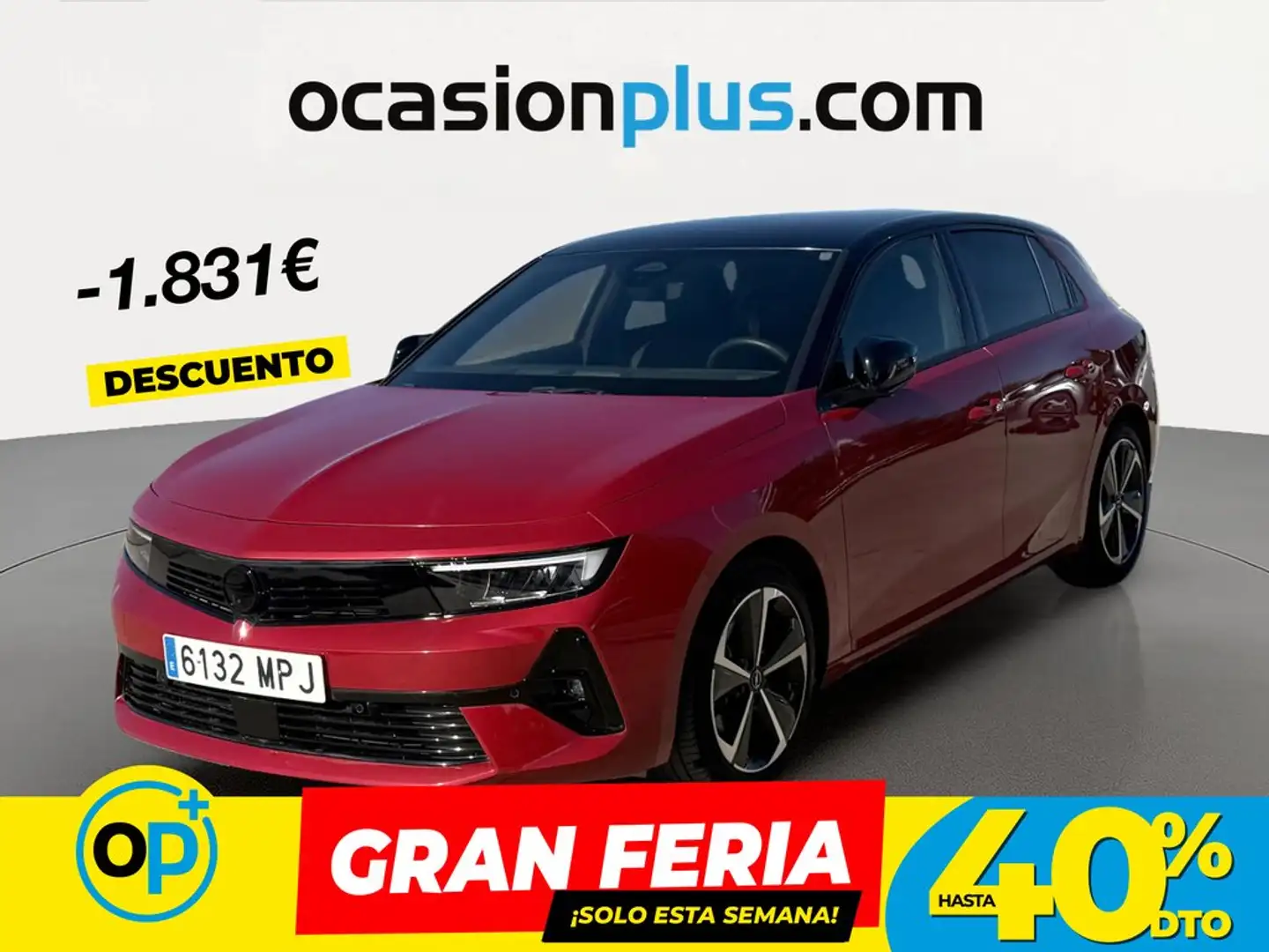 Opel Astra 1.5D DTH S/S GS Aut. 130 Rojo - 1