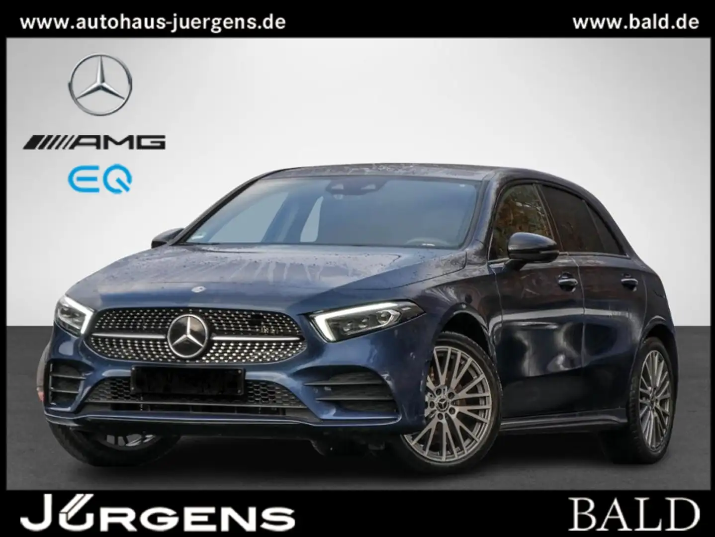 Mercedes-Benz A 250 e Kompaktlimousine AMG-Sport+Pano+Distr Blau - 1