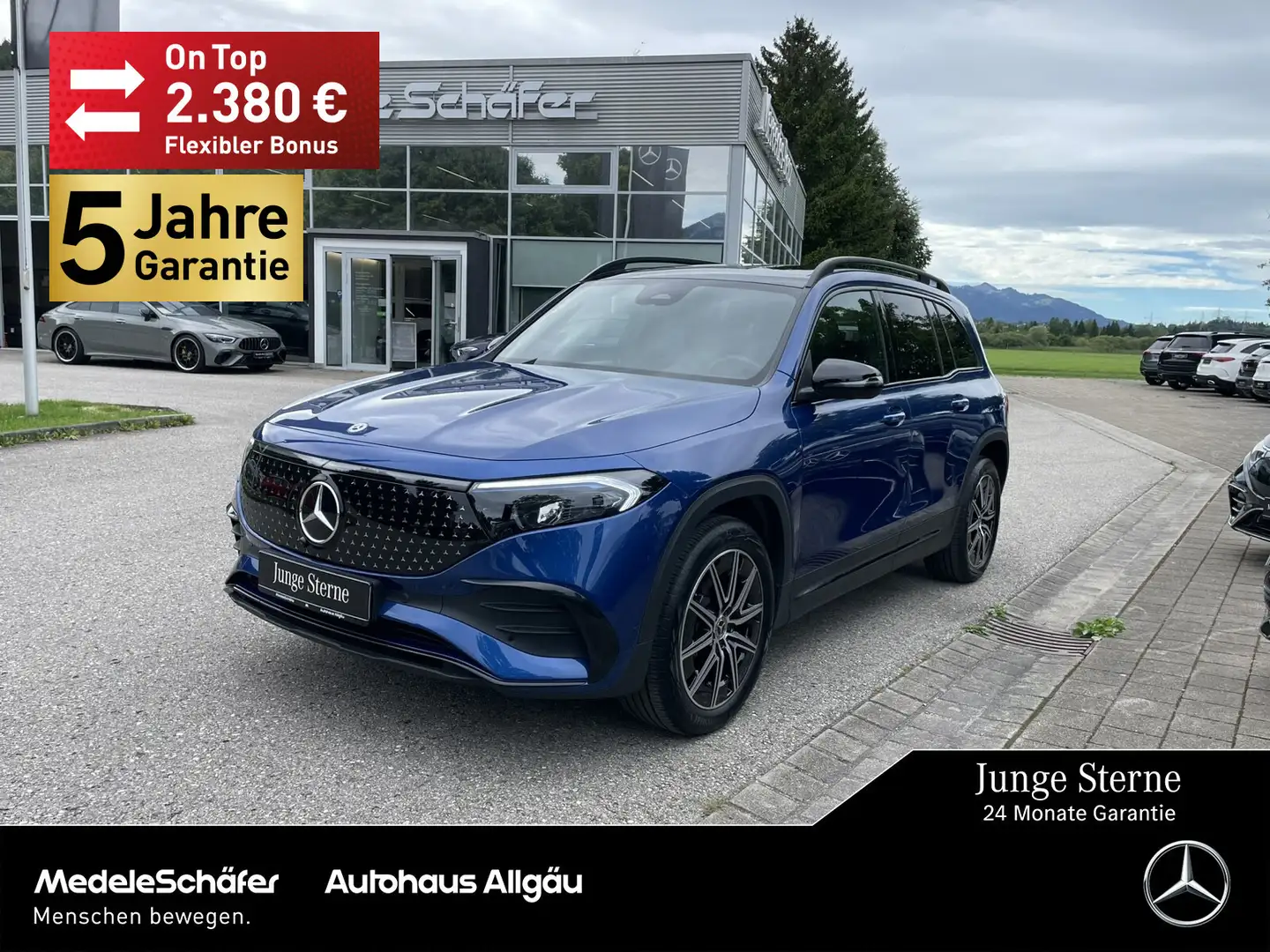 Mercedes-Benz EQB 350 EQB 350 4M AMG Night 19" Pano Distronic 360° LED Blau - 1