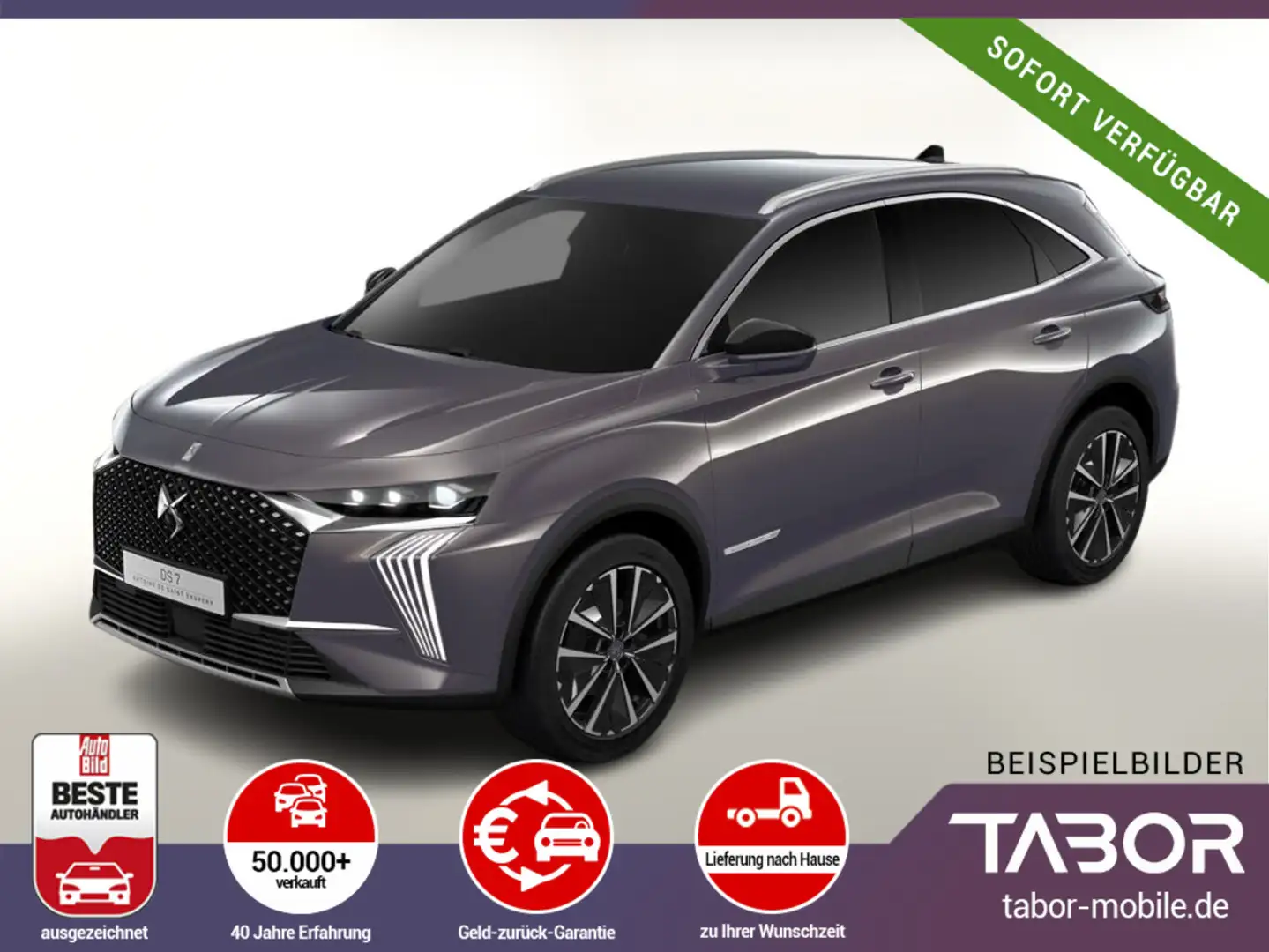 DS Automobiles DS 7 Crossback DS 130 EAT8 AdS Exupéry NightV ACC eHK MassageS Gri - 1